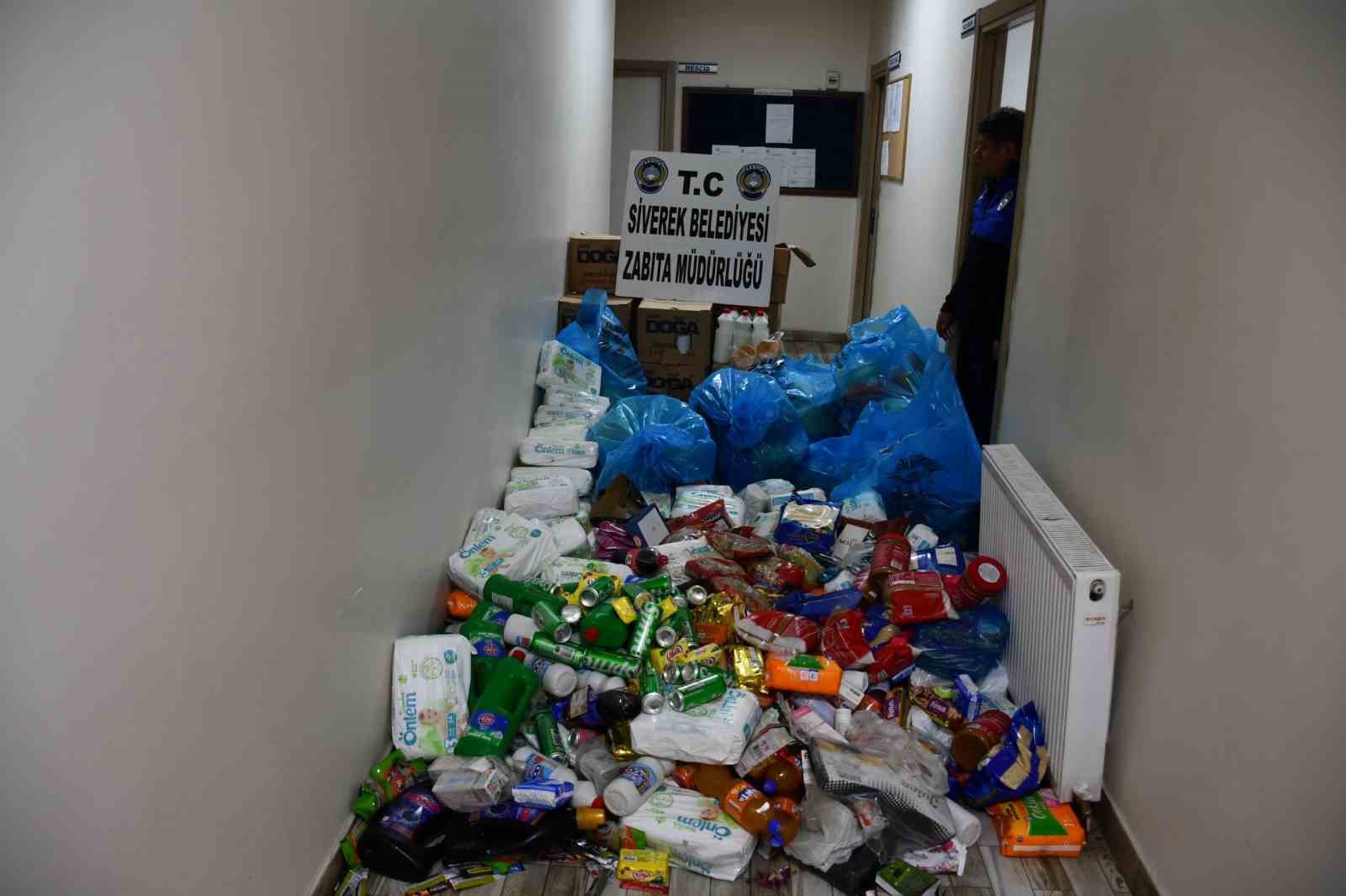 Siverek’te 5 ton bozuk ürün imha edildi
