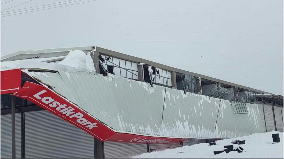 Siverek’te kar felaketi: Ahırlar ve sanayi sitelerinde çatılar çöktü
