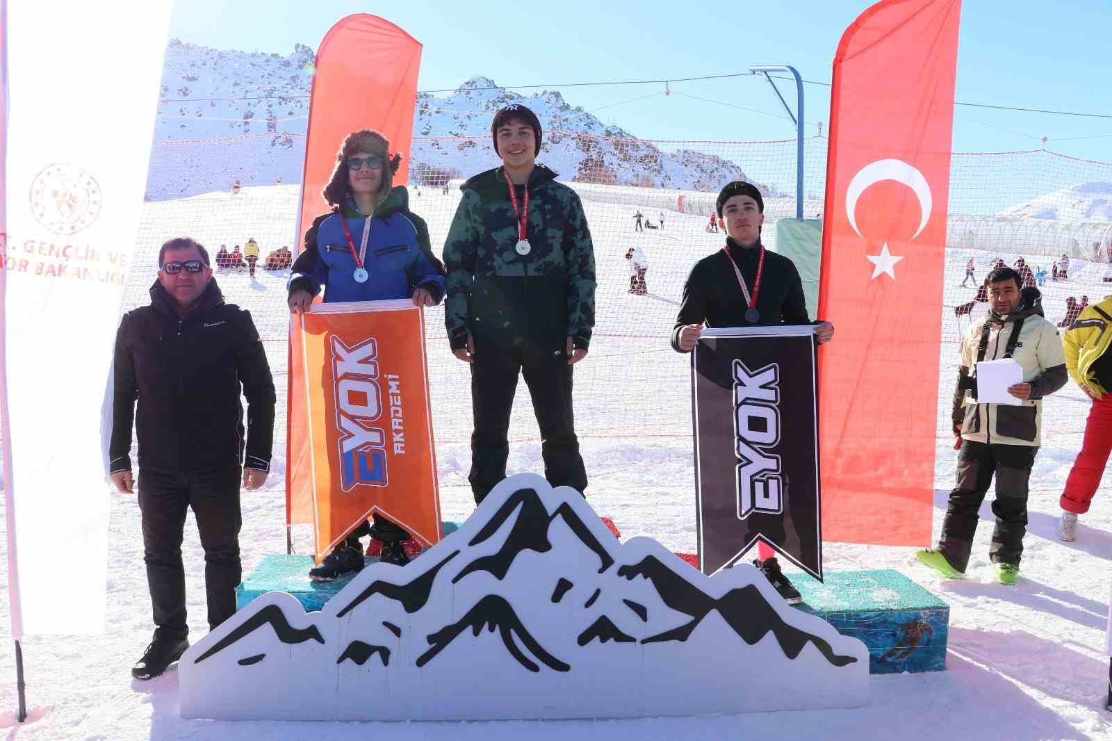 Snowboard İl Birinciliği müsabakaları sona erdi

