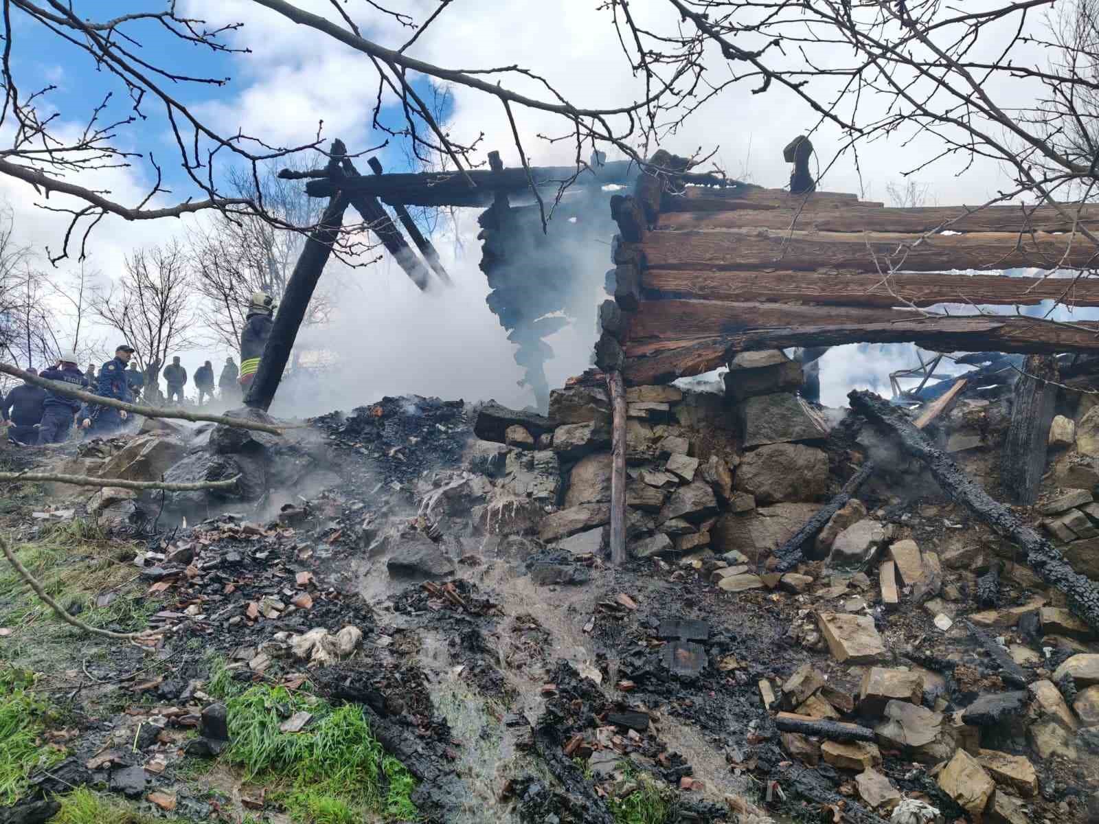Soba evi yaktı, yaşlı kadın hayatını kaybetti

