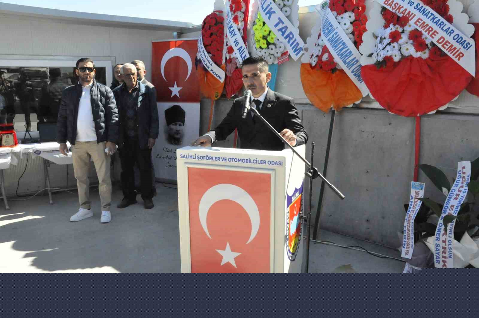 Şoförler ve Otomobilciler Odası’ndan Salihli’ye örnek tesis
