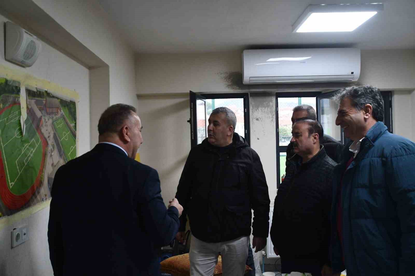 Söke Şehir Stadı’nın Altay maçına yetiştirilmesi için çalışmalar hızlanıyor
