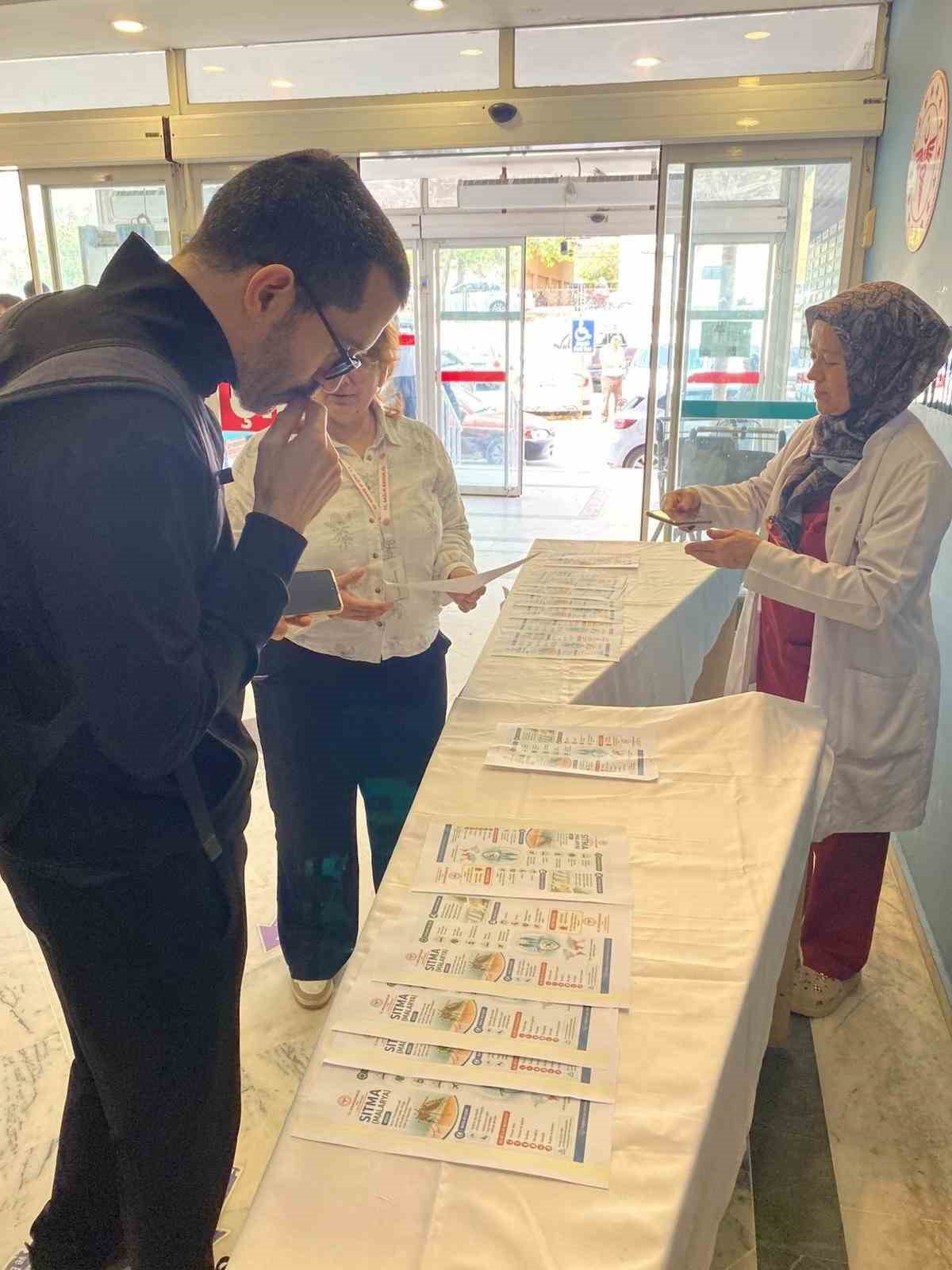 Söke’de sıtma hastalığında erken teşhisin önemine dikkat çekildi
