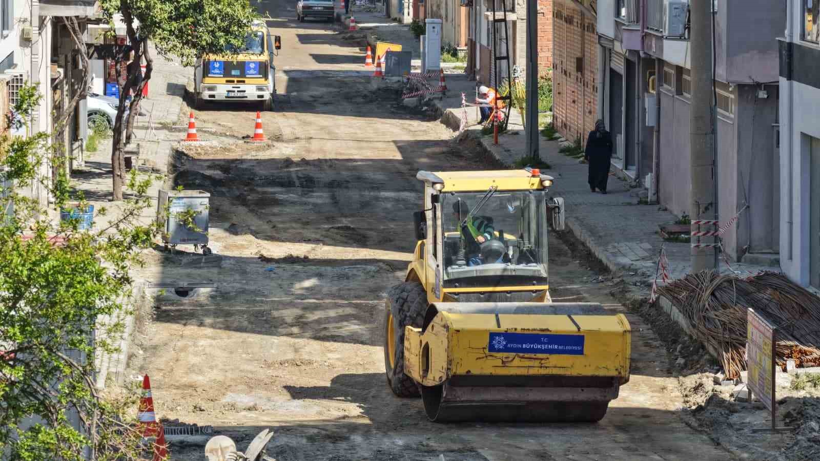 Söke’de yol yenileme çalışması başladı
