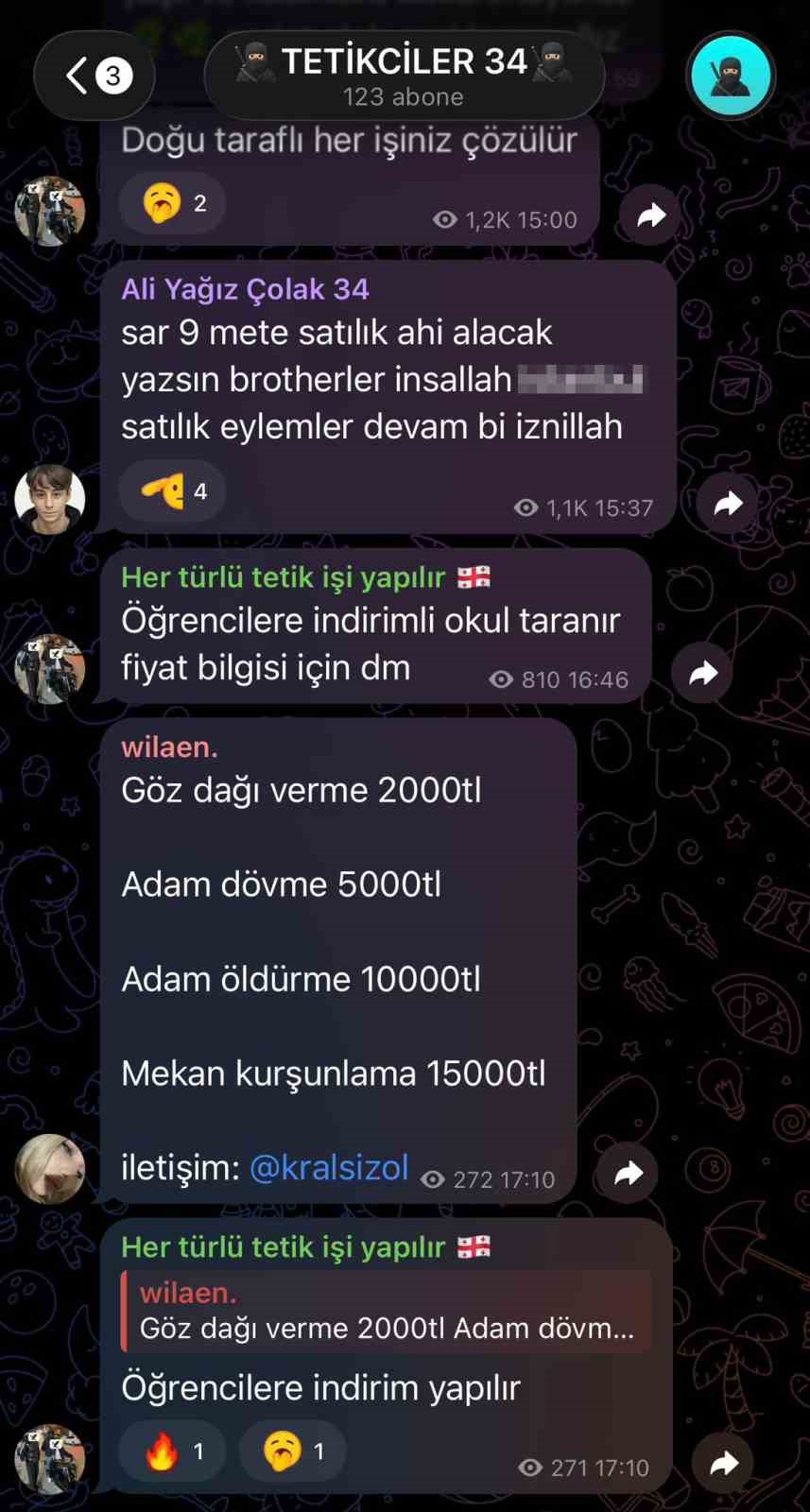 Sosyal medya üzerinden korkunç paylaşımlar
