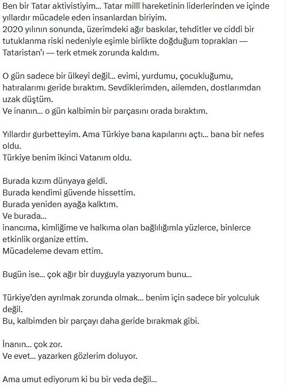 Sosyal medyada kendini ’Tatar gazeteci’ olarak tanıtan ve para toplayan kişinin iddiaları yalan çıktı
Sosyal medyada kendini ’Tatar gazeteci’ olarak tanıtan ve para toplayan kişinin iddiaları yalan çıktı
