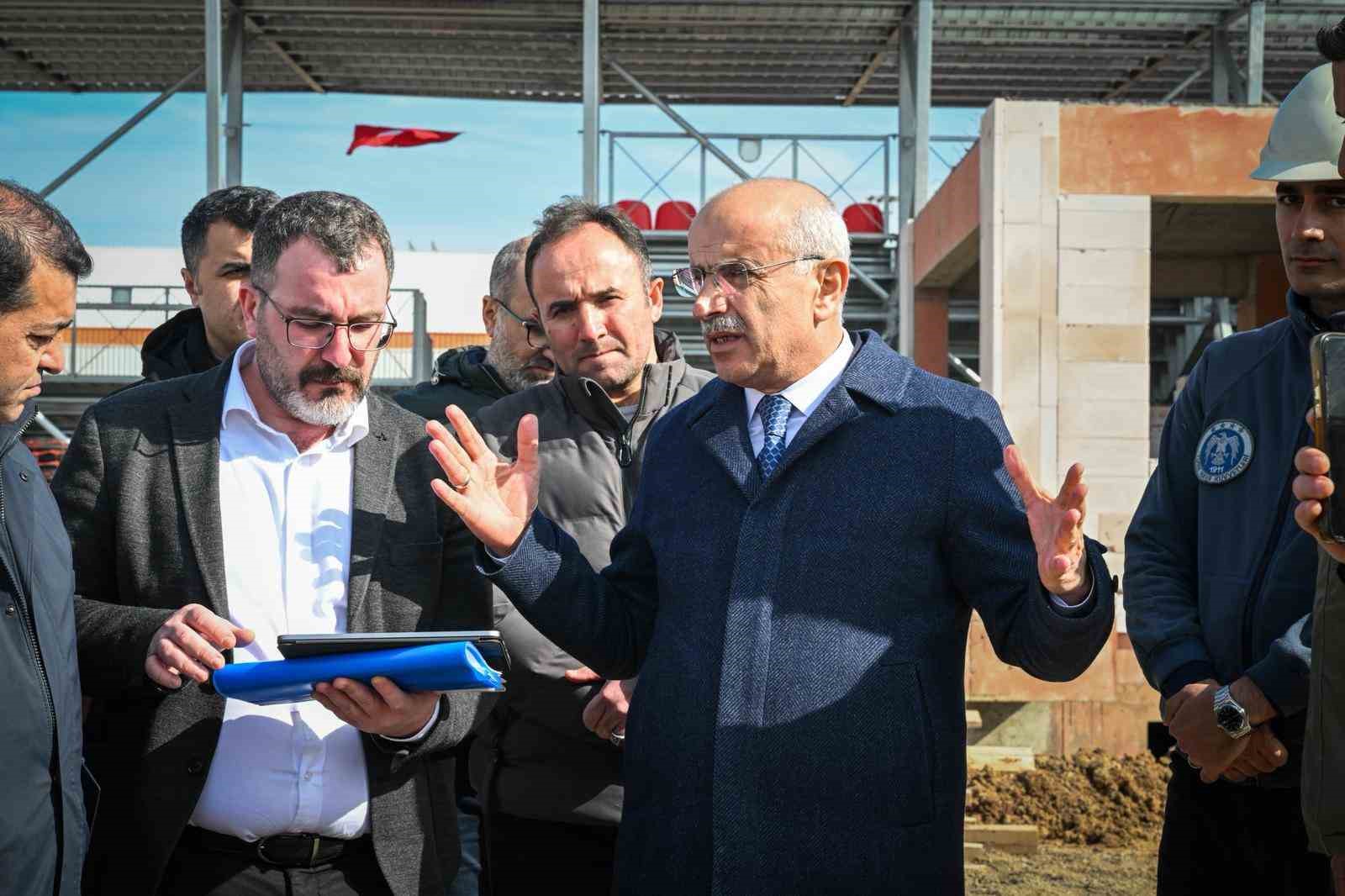 Spor Köyü atletizm pisti inşaatına başlandı
