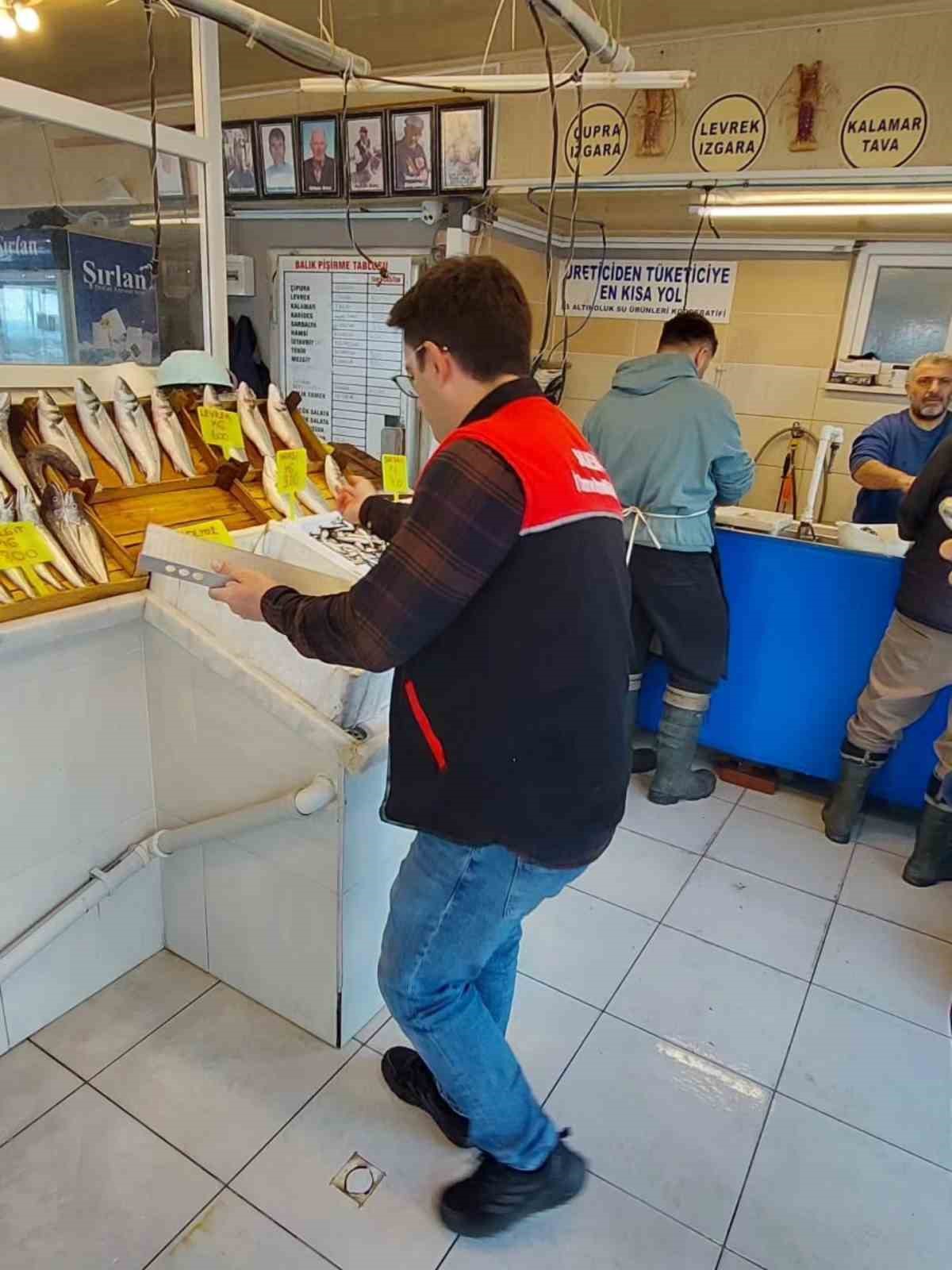 Su ürünleri denetimi gerçekleştirildi
