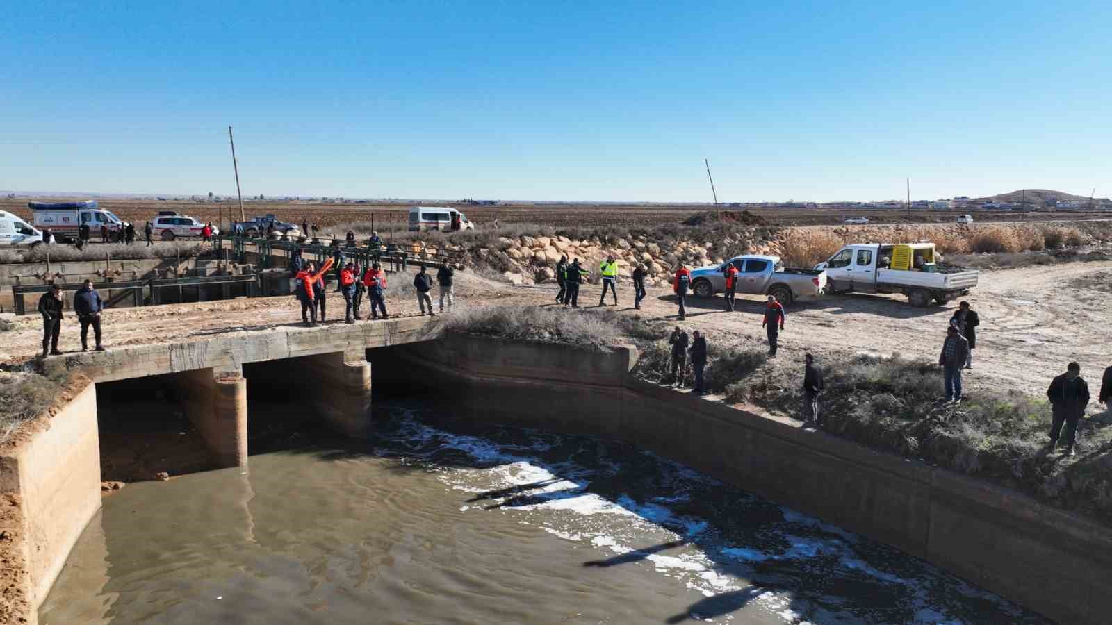 Sulama kanalında kaybolan sürücü 13 gündür aranıyor
