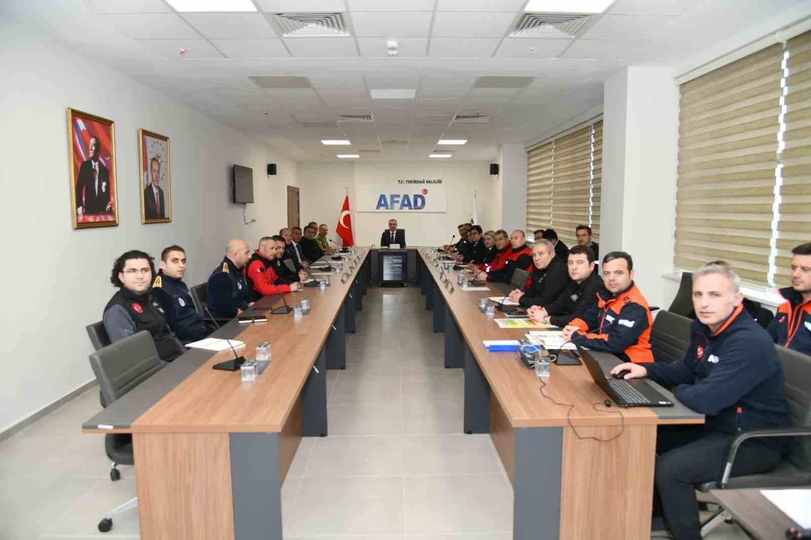 Süleymanpaşa’da AFAD ekiplerinin mahalle bazlı müdahale alanları belirlendi
