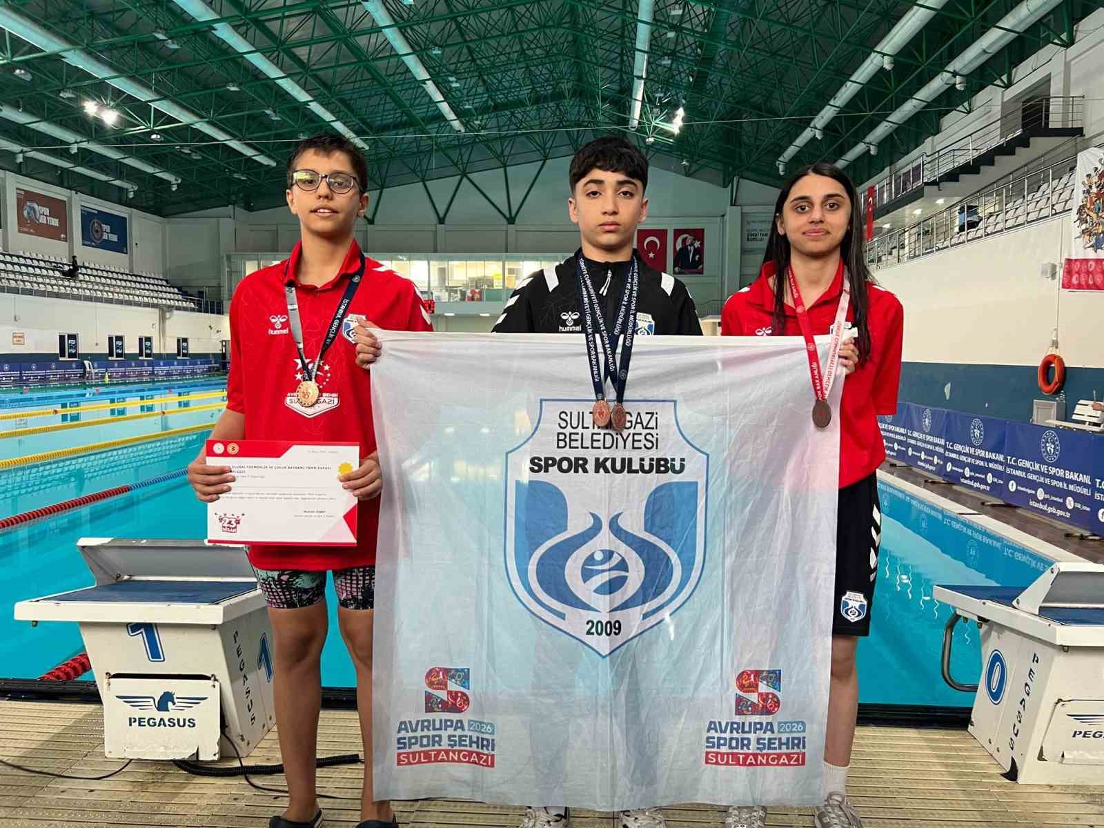 Sultangazi Belediyesi Spor Kulübü, 5 madalya ile tarihinde bir ilki yaşadı
