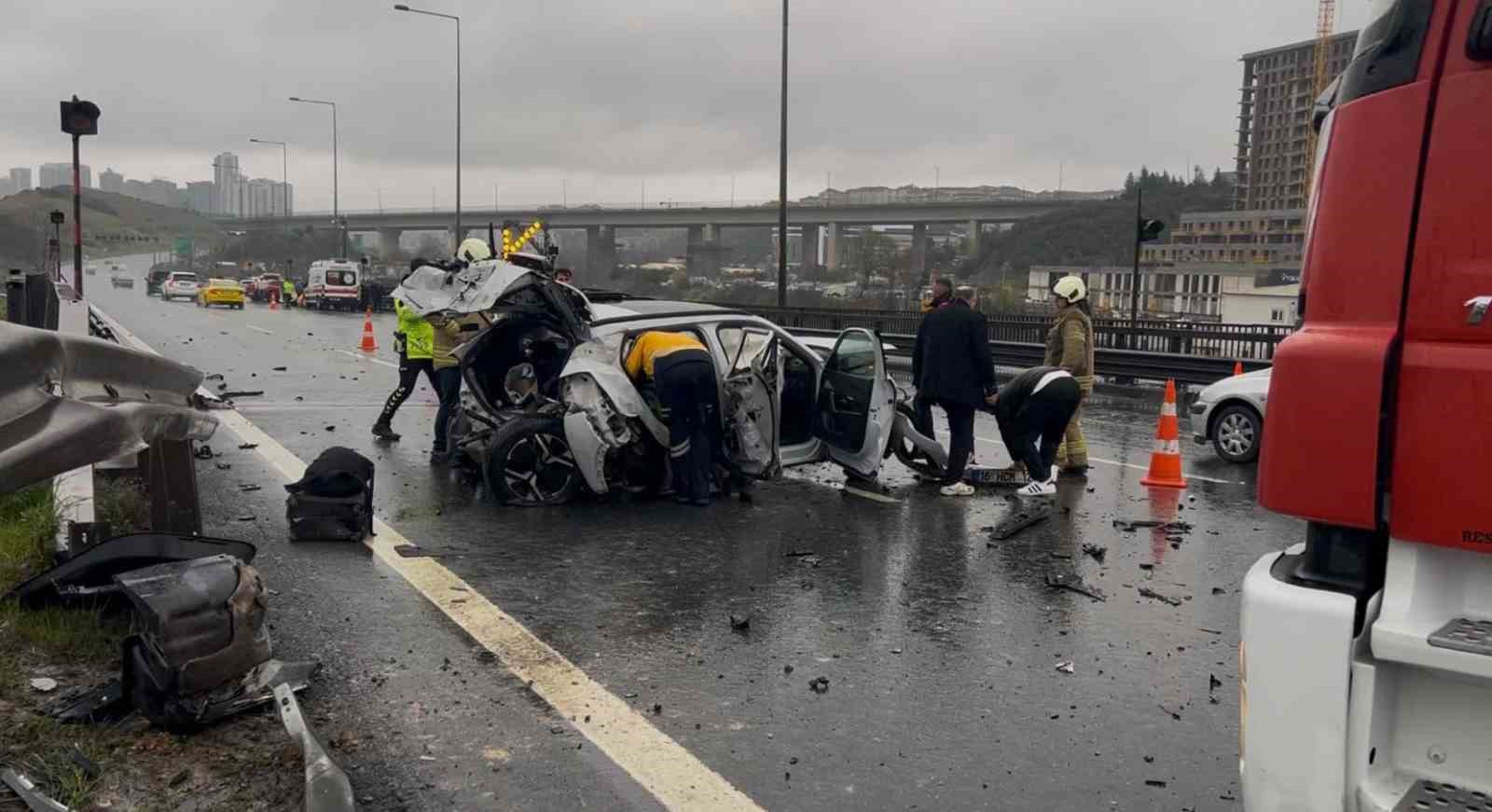 Sultangazi Cebeci Tüneli’nde art arda iki kaza: 9 yaralı
