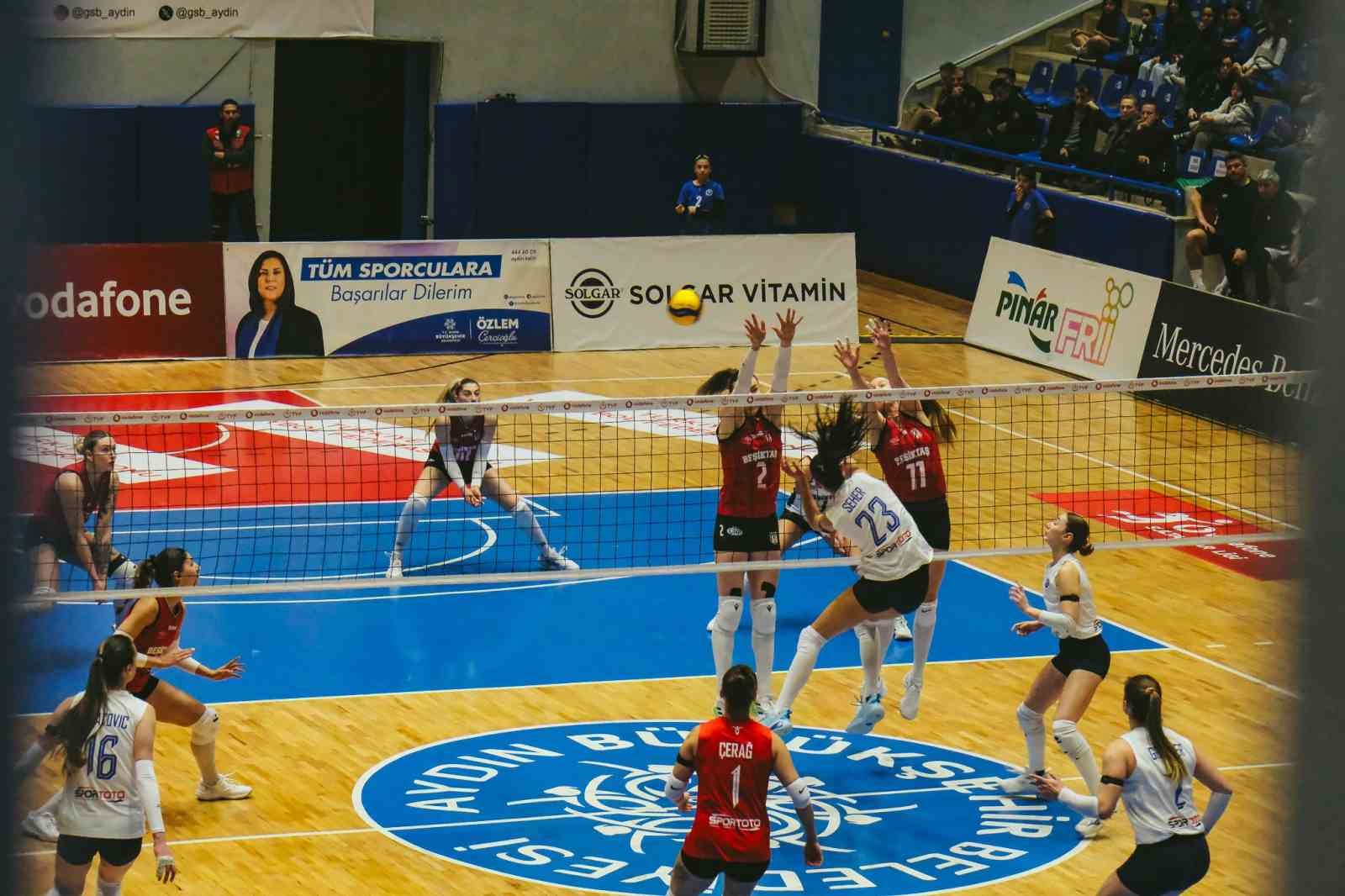 Sultanlar Ligi: Aydın Büyükşehir Belediyespor: 2 - Beşiktaş: 3
