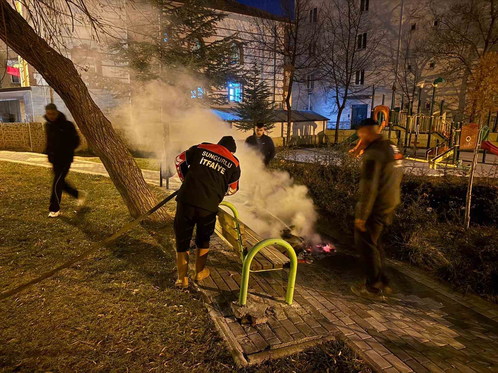 Sungurlu Belediyesi İtfaiyesi  bir yılda 469 olaya müdahale etti
