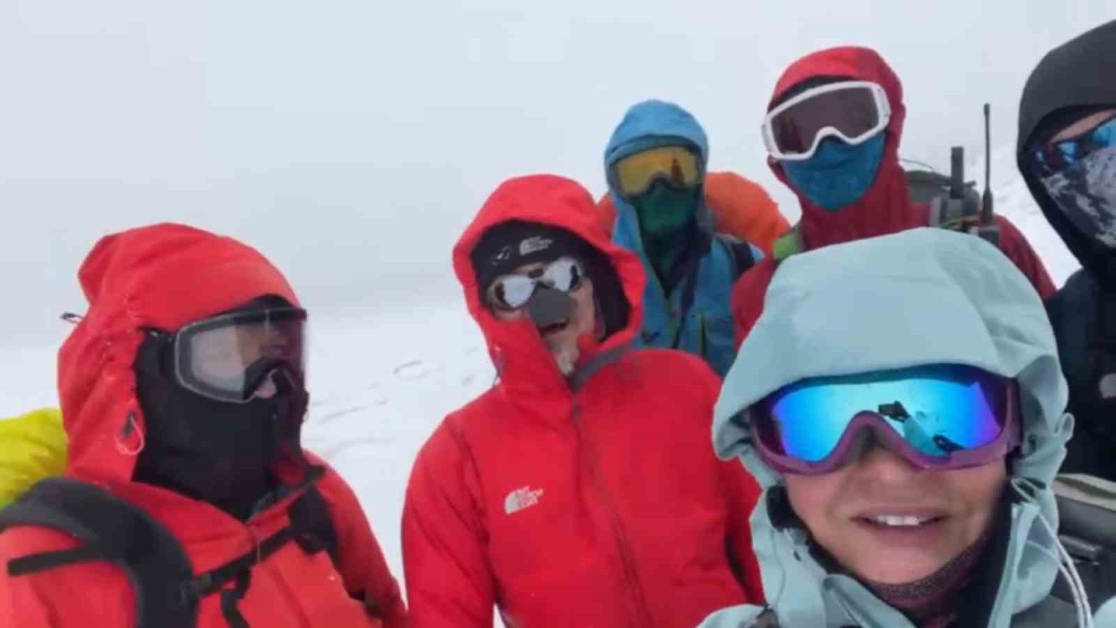 Süphan Dağı tırmanışı hava muhalefetine takıldı
