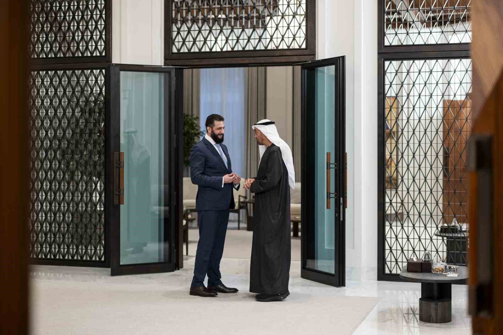 Suriye Devlet Başkanı Eş-Şara, BAE’de
