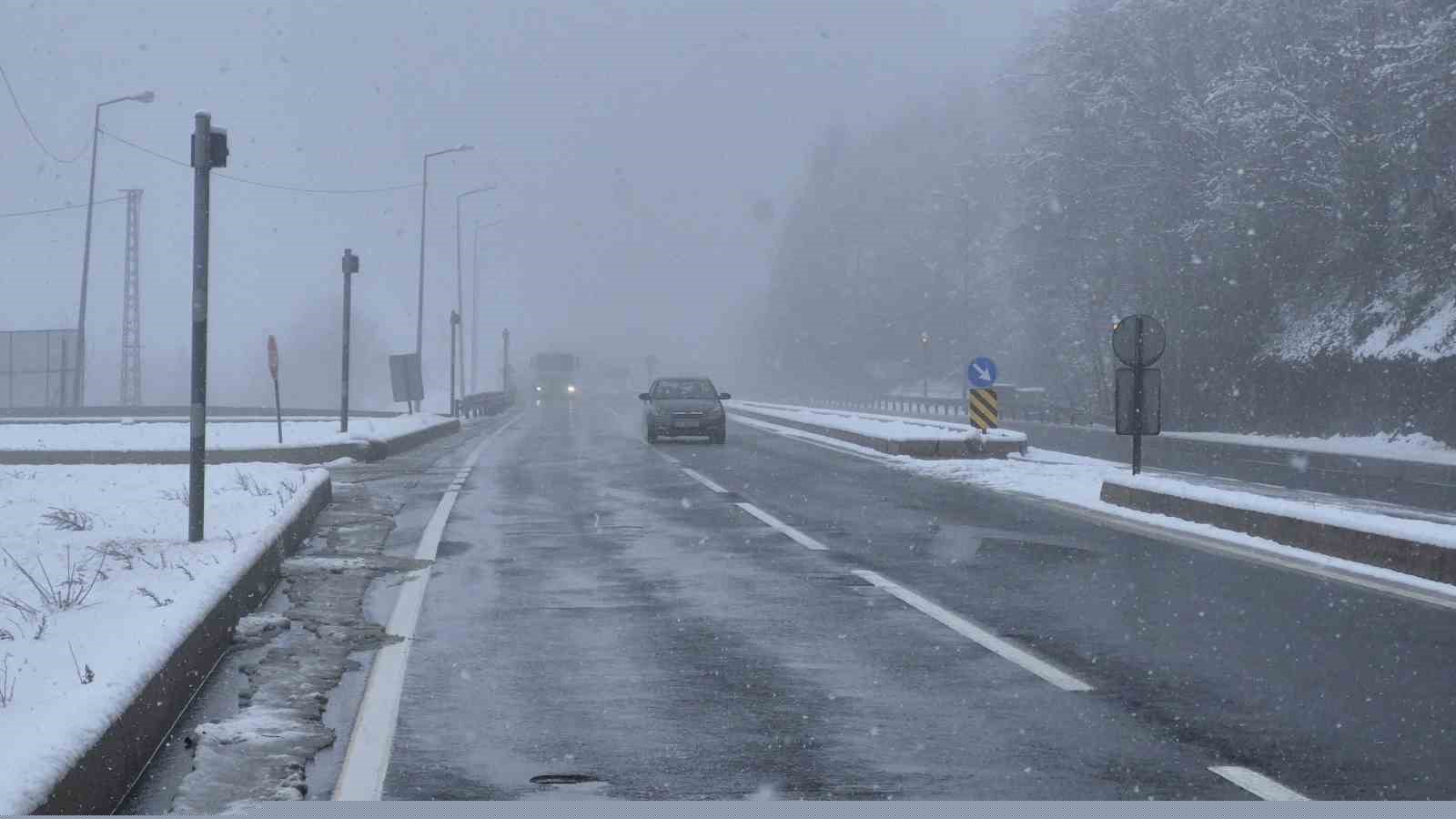 Sürücülere kar sürprizi
