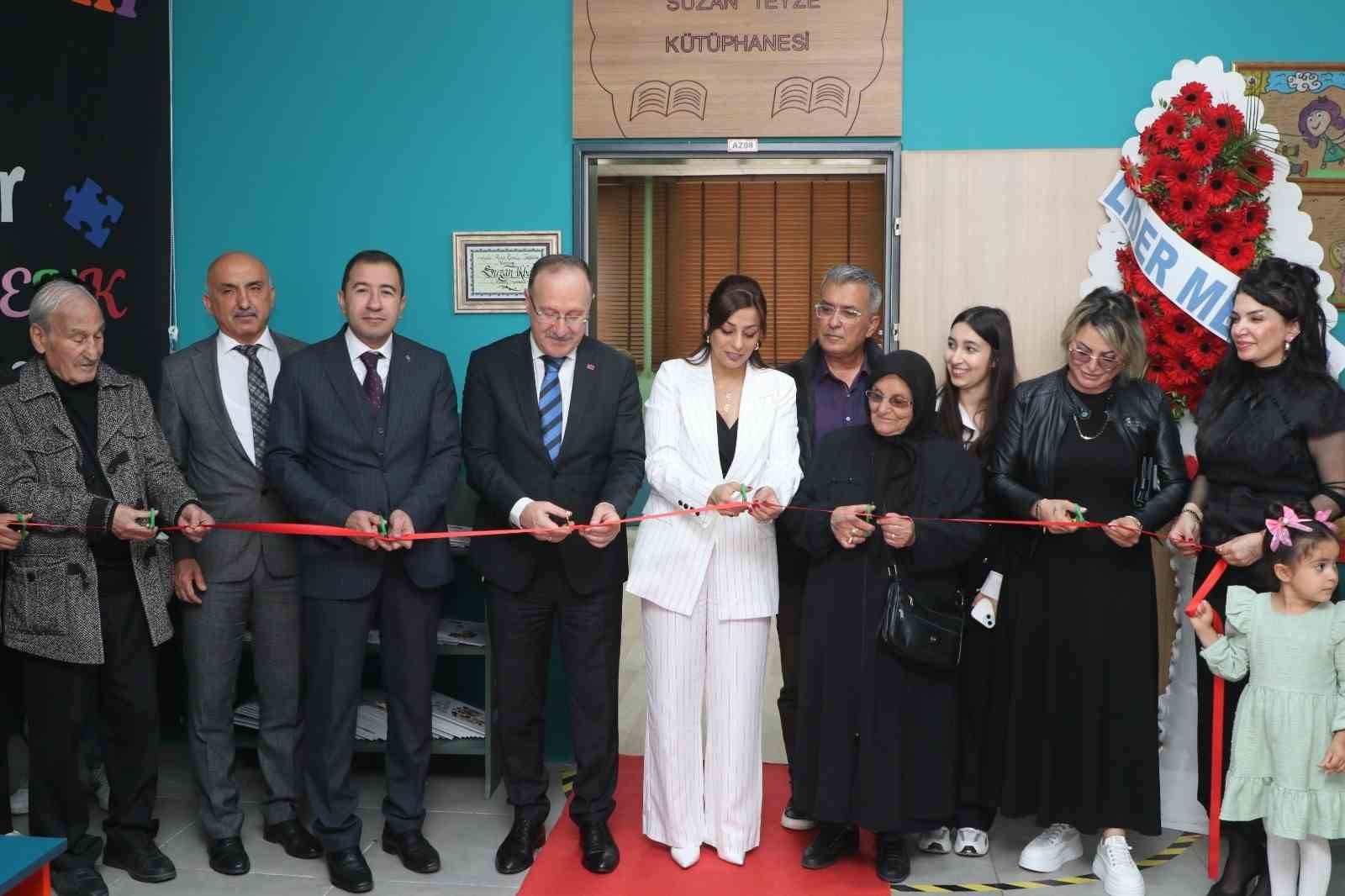 Suzan Teyze’nin adı Dede Korkut’ta kütüphaneye verildi
