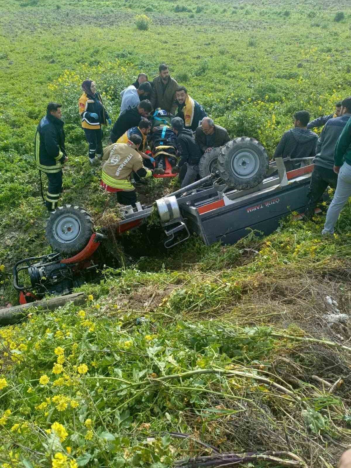 Takla atan patpatın sürücüsü hayatını kaybetti
