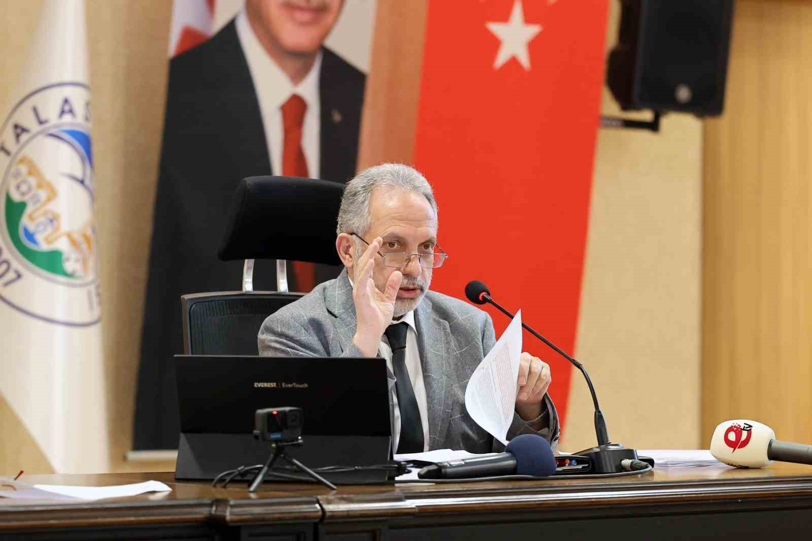 Talas Belediye Meclisi’nde oy birliği, yatırımda kararlılık
