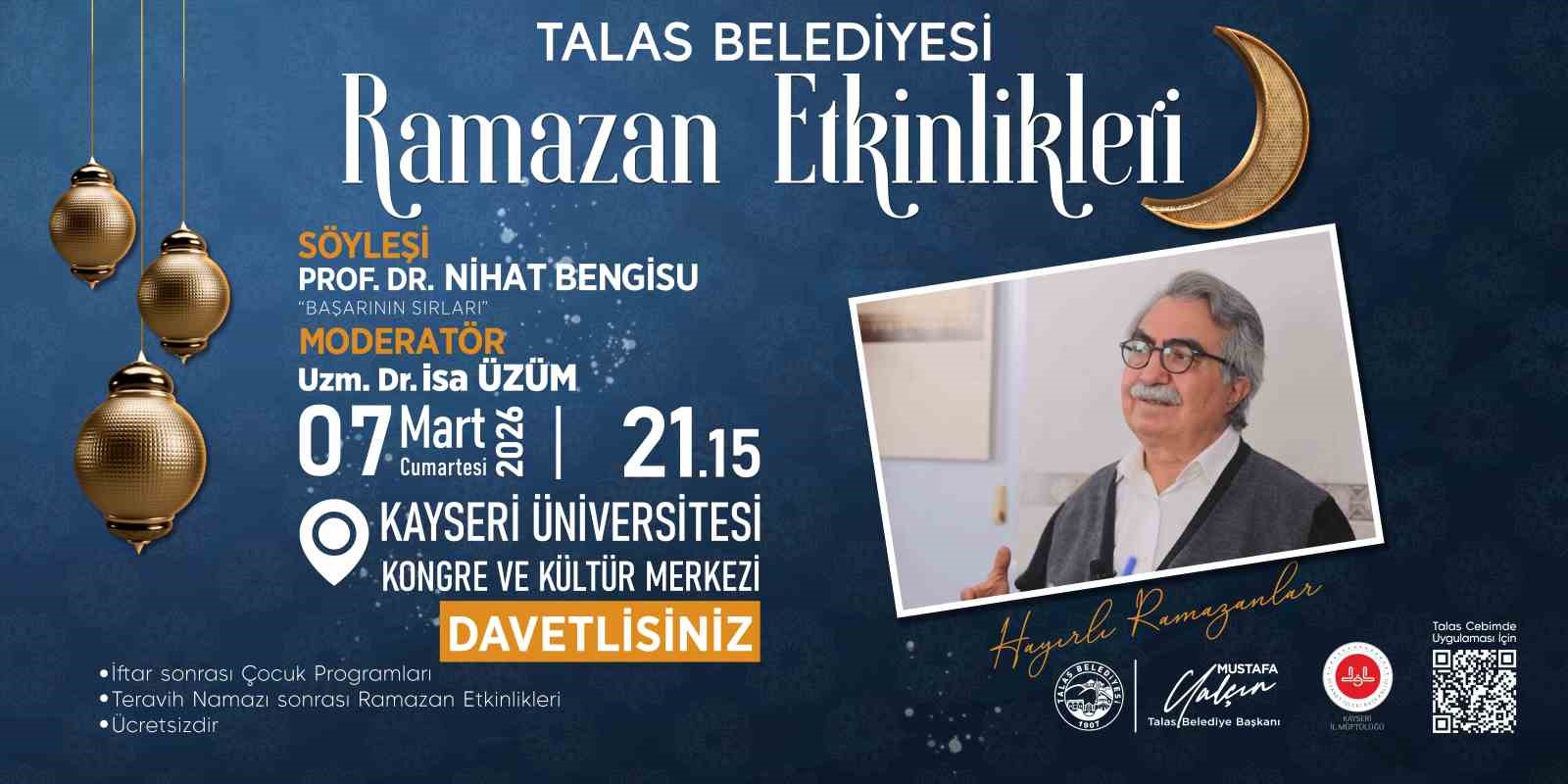 Talas’ın Ramazan etkinliklerinde 3. hafta heyecanı
