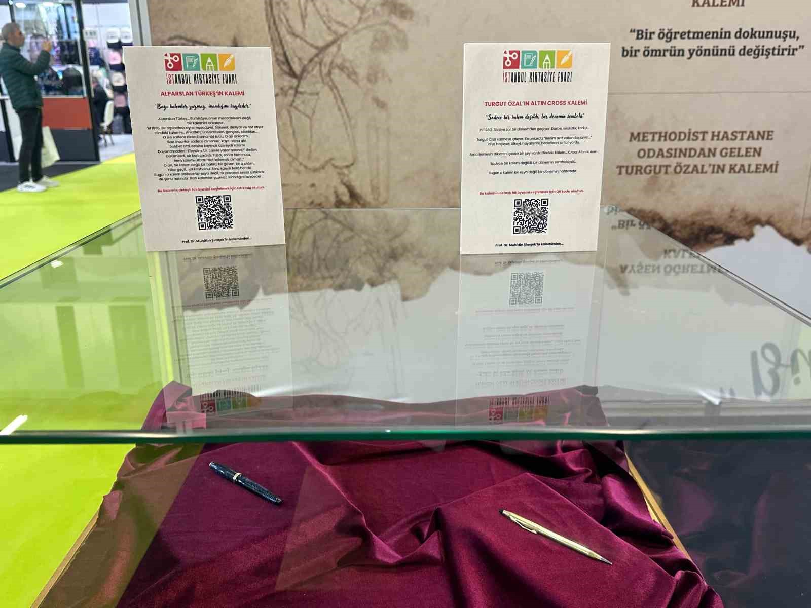 Tarihe iz bırakan kalemler, 32’nci İstanbul Kırtasiye Fuarı’nda sergilendi
