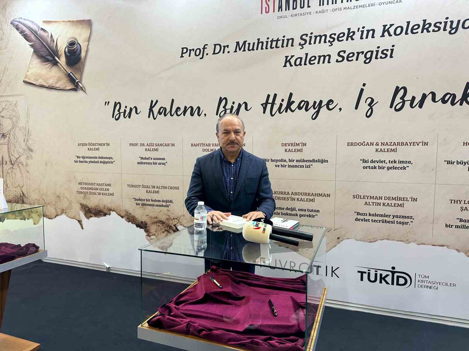 Tarihe iz bırakan kalemler, 32’nci İstanbul Kırtasiye Fuarı’nda sergilendi
