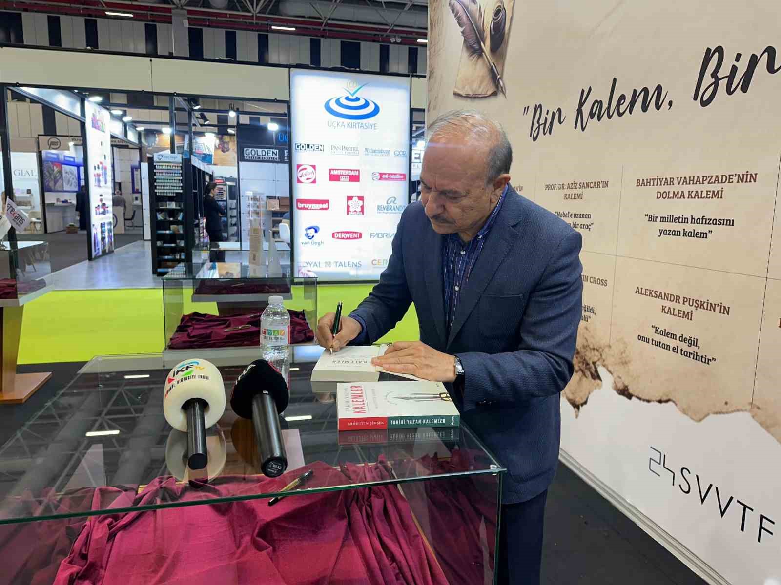 Tarihe iz bırakan kalemler, 32’nci İstanbul Kırtasiye Fuarı’nda sergilendi
