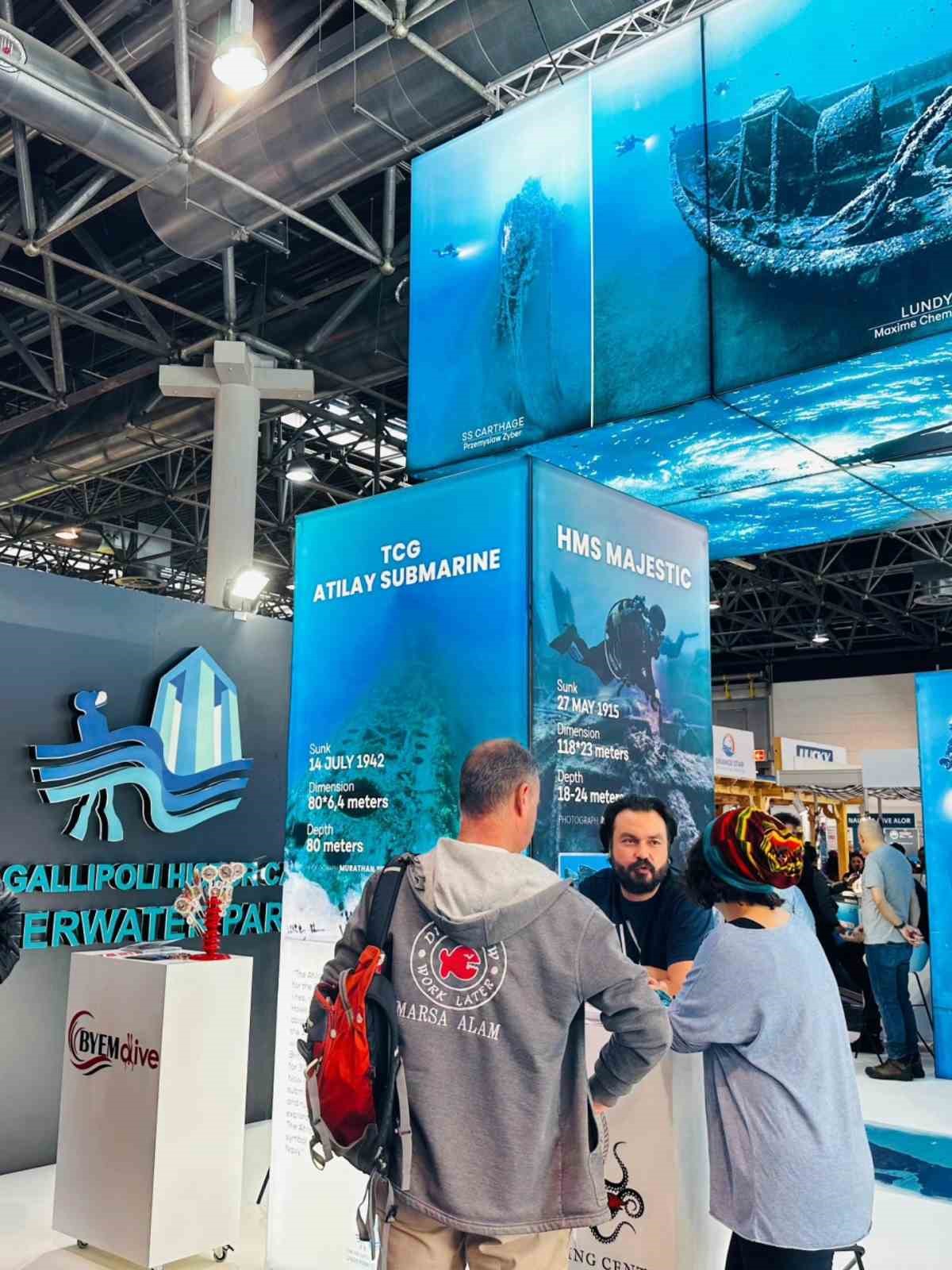 Tarihi Alan Başkanlığı dünyanın en büyük yat ve su altı sporları fuarında
