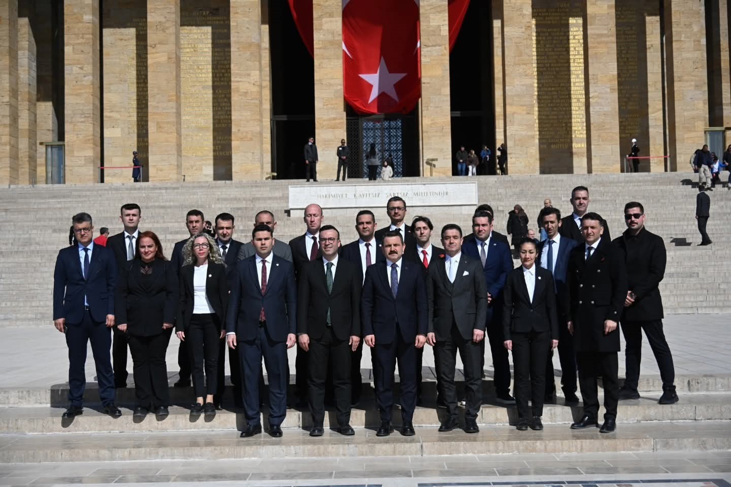 Tarihi Alan Başkanlığı heyetinden Anıtkabir ziyareti
