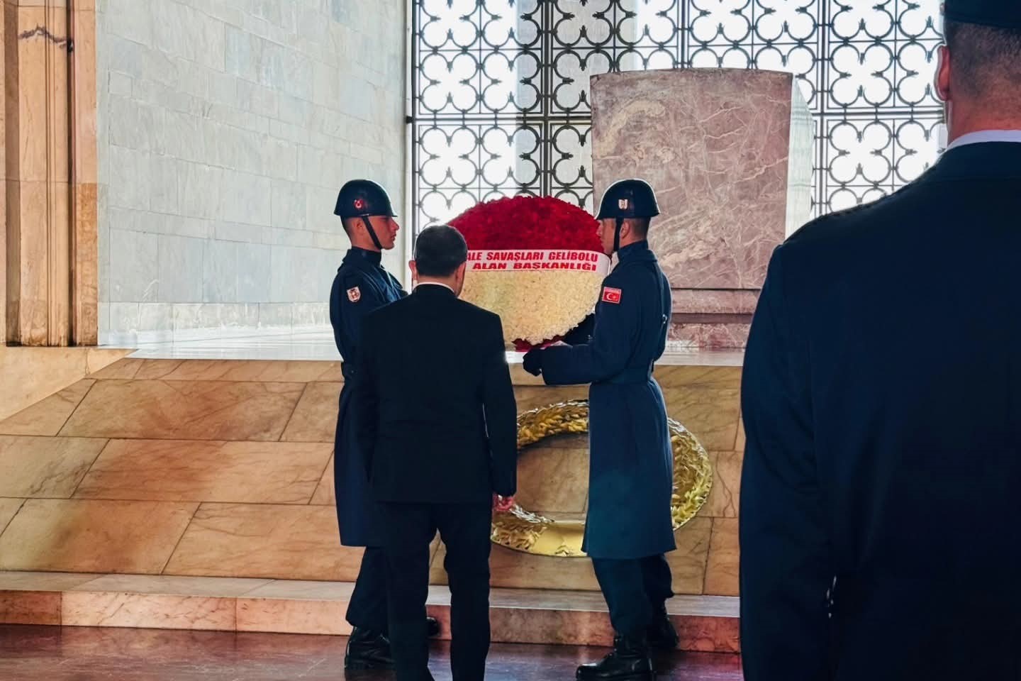 Tarihi Alan Başkanlığı heyetinden Anıtkabir ziyareti
