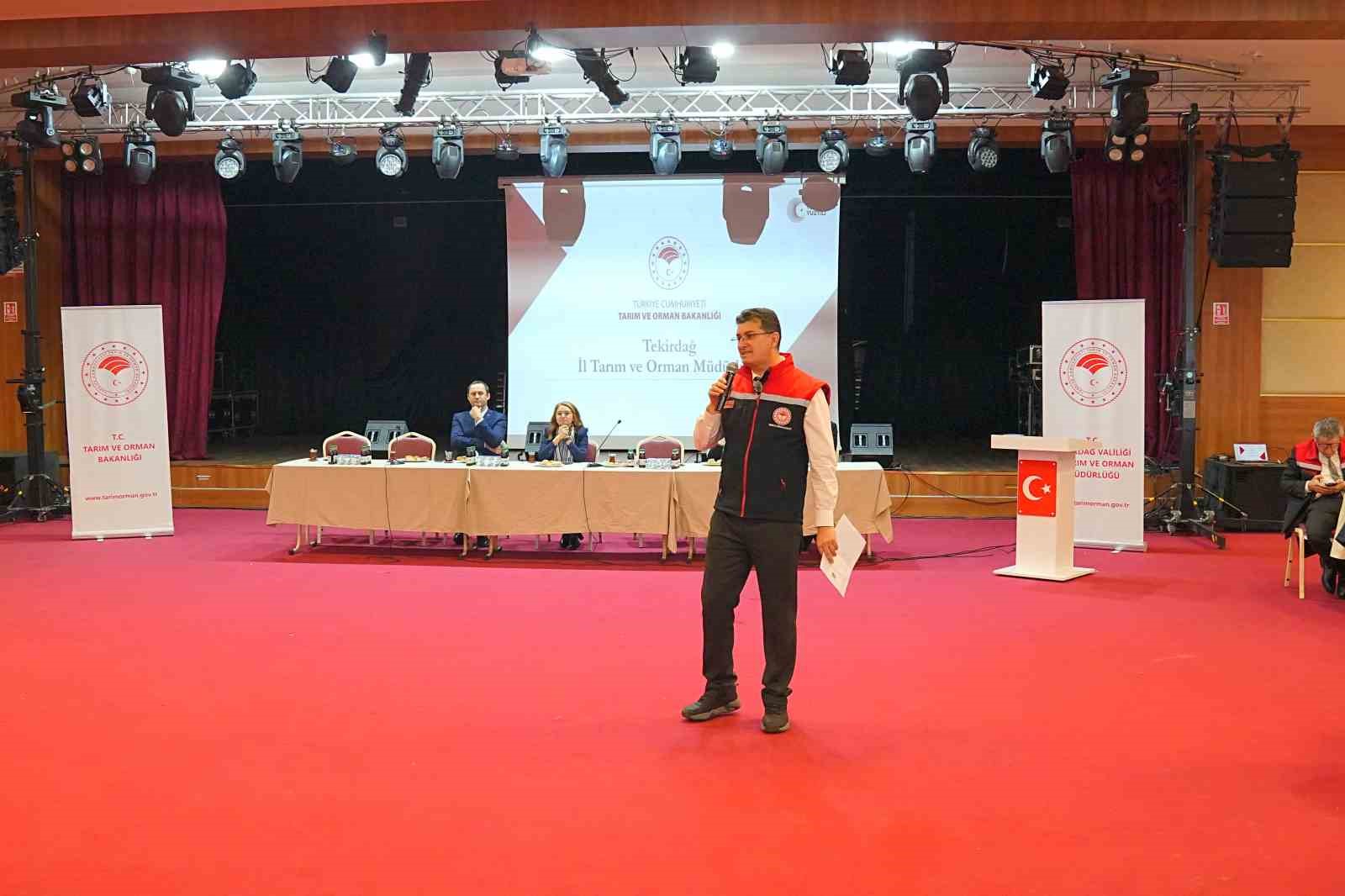 Tarımsal üretim planlaması ve yeni destekleme modeli anlatıldı
