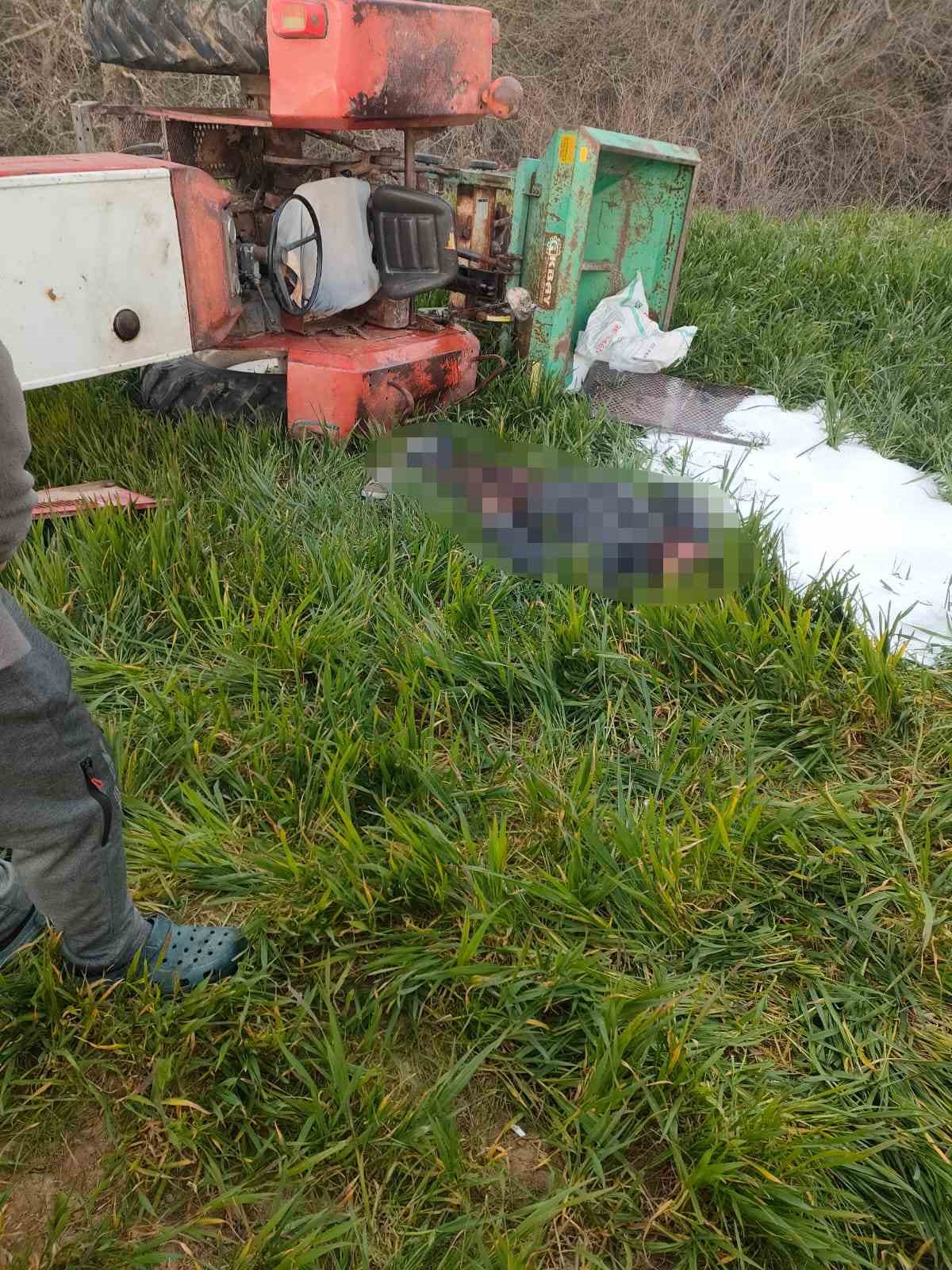 Tarlaya gübre atmaya giderken canından oldu

