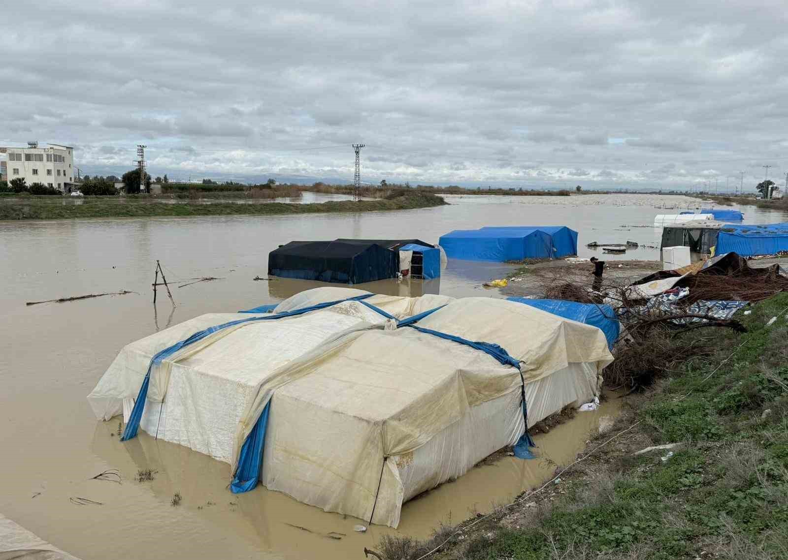 Tarsus’ta 8 bin dönüm tarım arazisi sular altında kaldı
Tarsus’ta 8 bin dönüm tarım arazisi sular altında kaldı