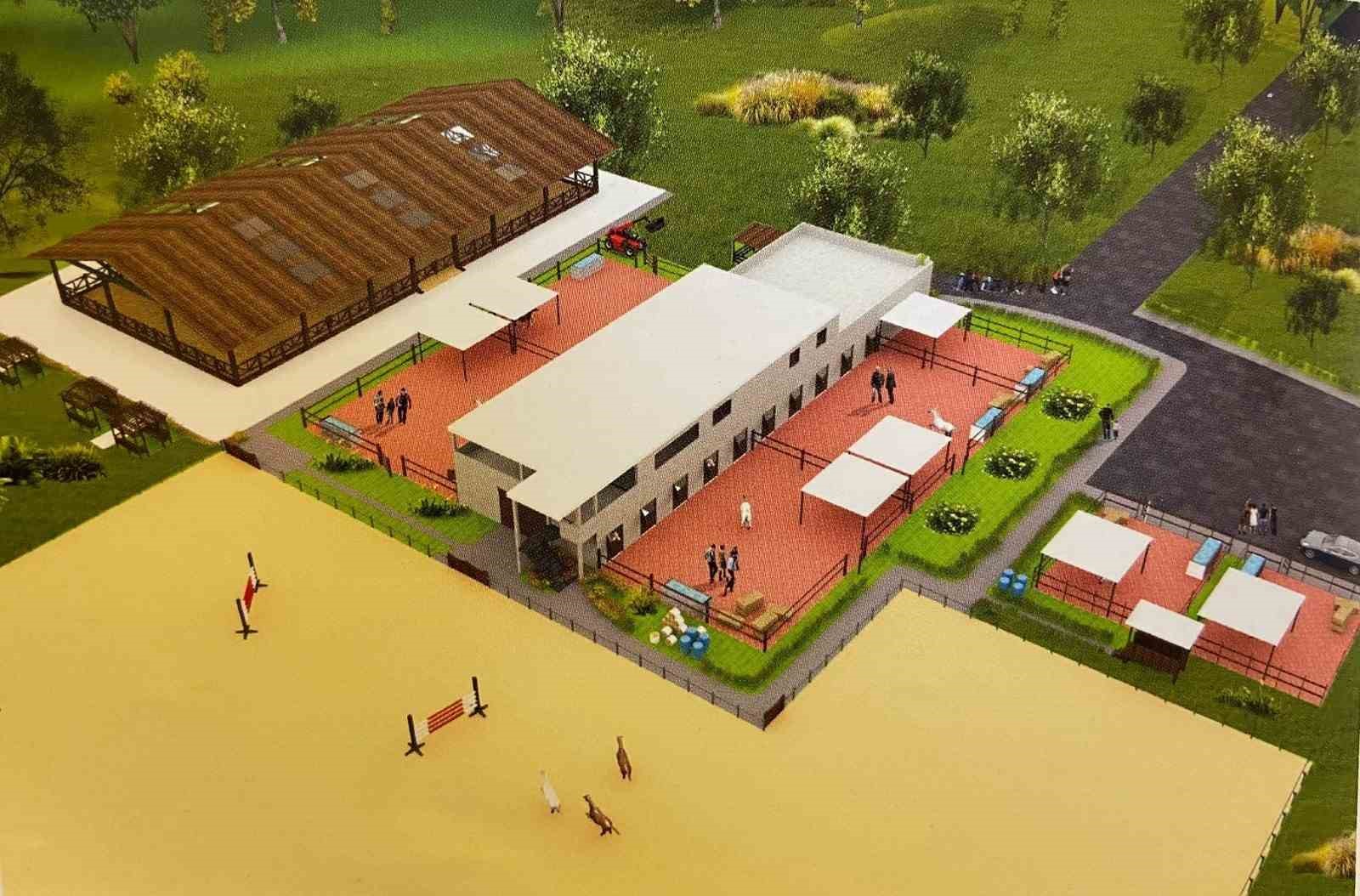 Taşköprü’de Atlı Turizm Merkezi’nde yapım çalışmaları başladı
