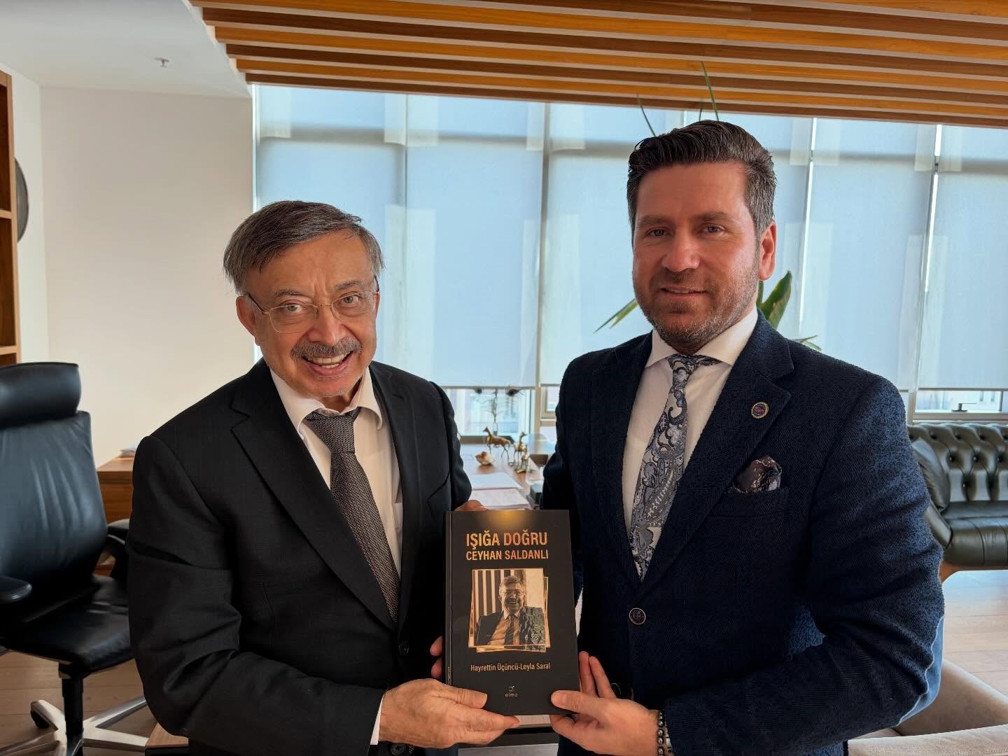 Tavas Belediye Başkanı Tatık ve AYDEM Yönetim Kurulu Başkanı Saldanlı ile bir araya geldi
