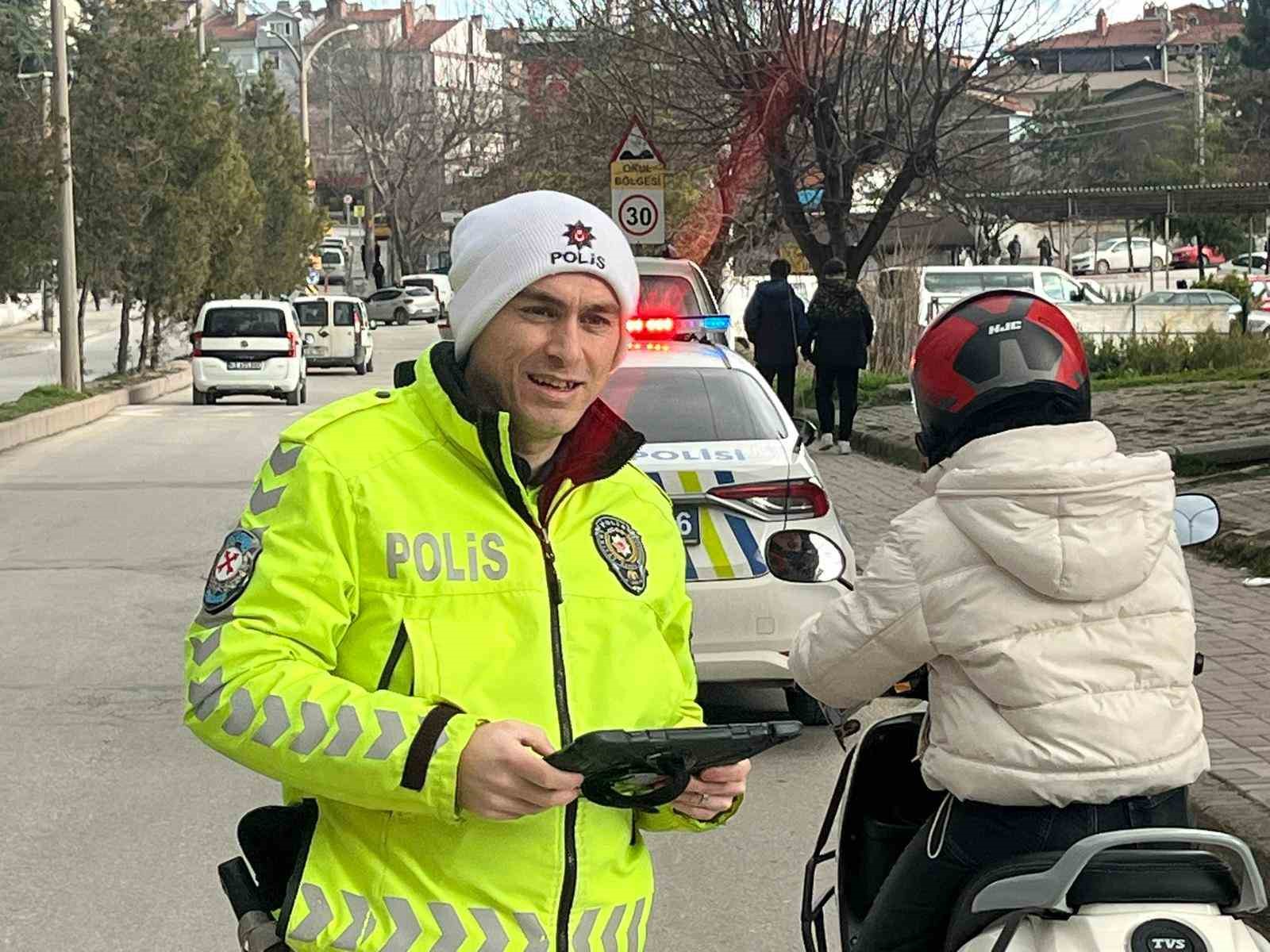 Tavşanlı polisinden motosiklet denetimi

