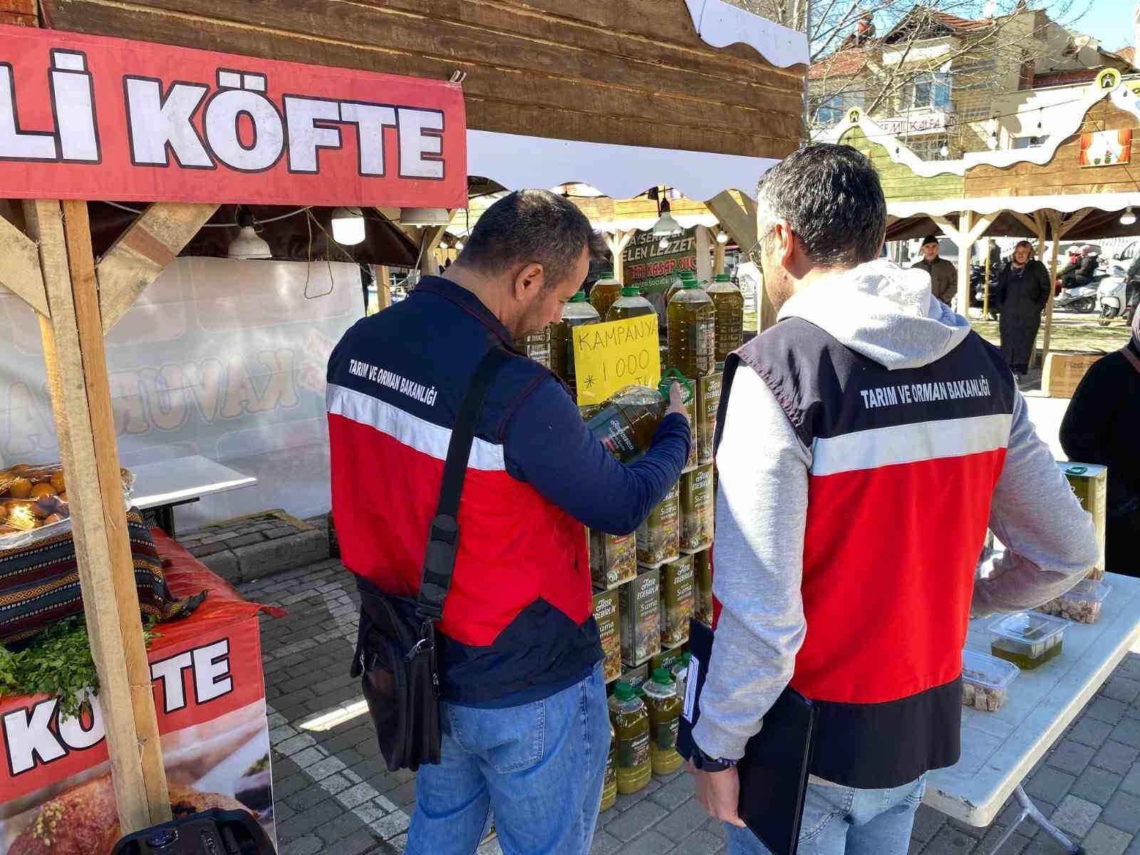 Tavşanlı’da Ramazan Şenliği Fuarında gıda denetimi
