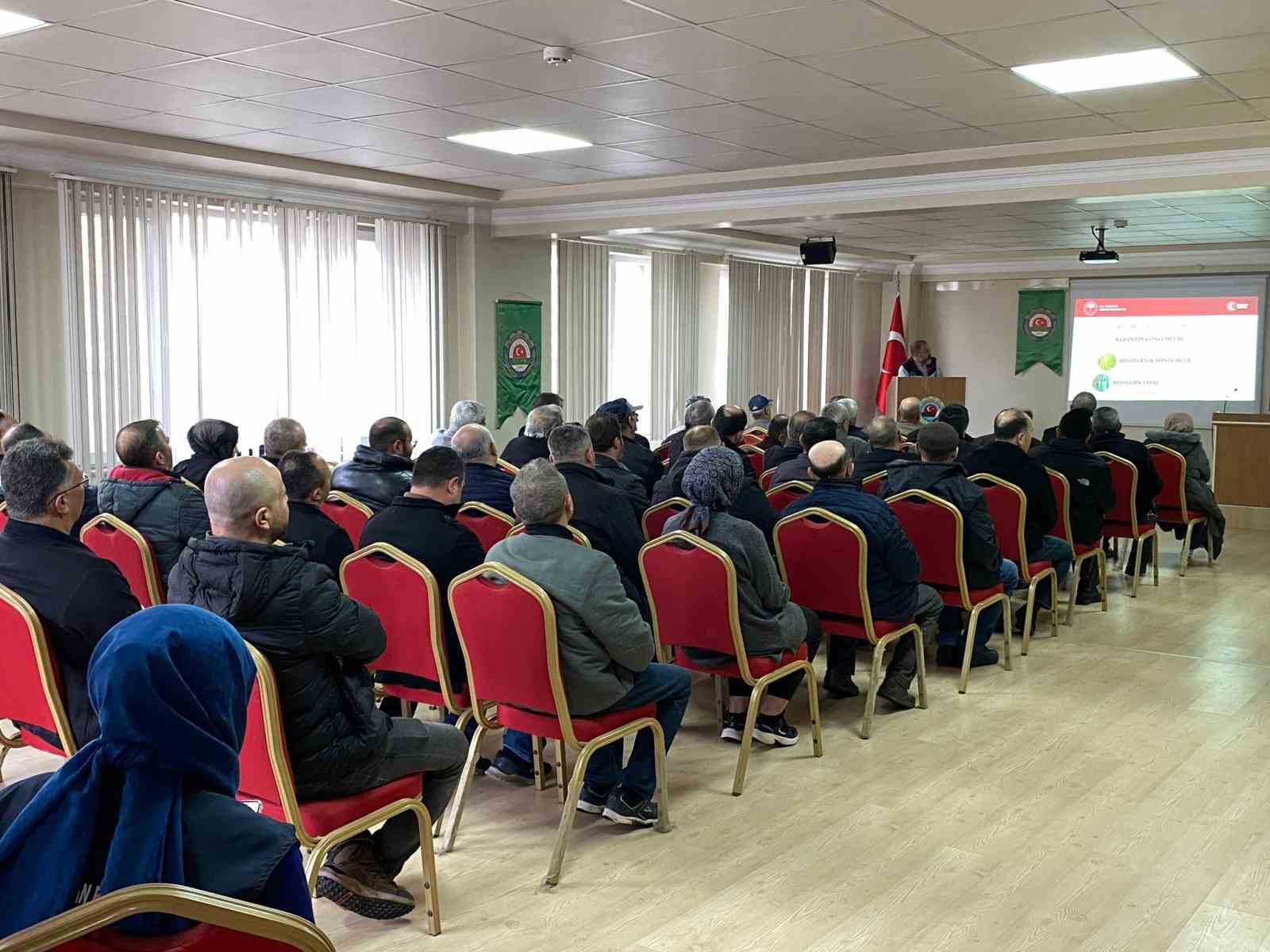 Tavşanlı’da üreticilere bitki koruma eğitimi
