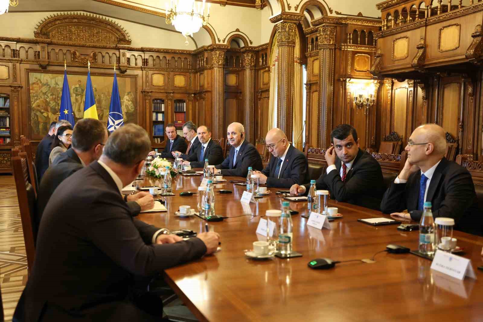 TBMM Başkanı Kurtulmuş, Romanya Cumhurbaşkanı Dan tarafından kabul edildi
