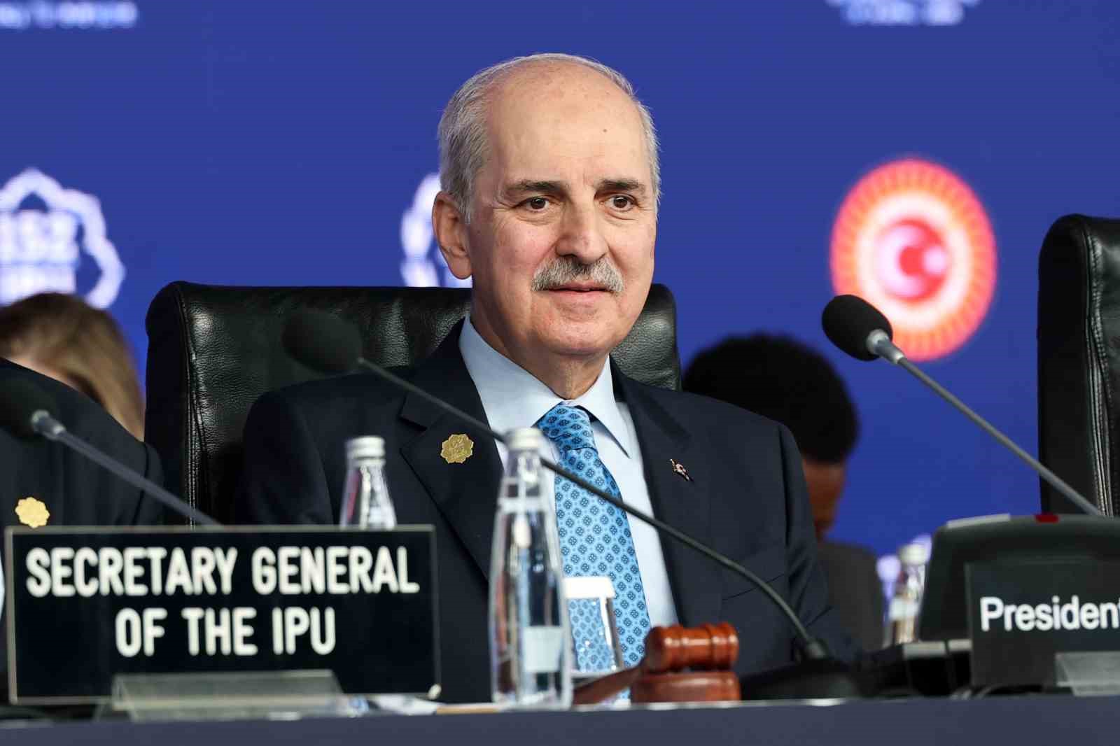 TBMM Başkanı Kurtulmuş: "Sivillerin yaşam hakkı üzerinde asla siyasal pazarlıklar yapılamaz"
