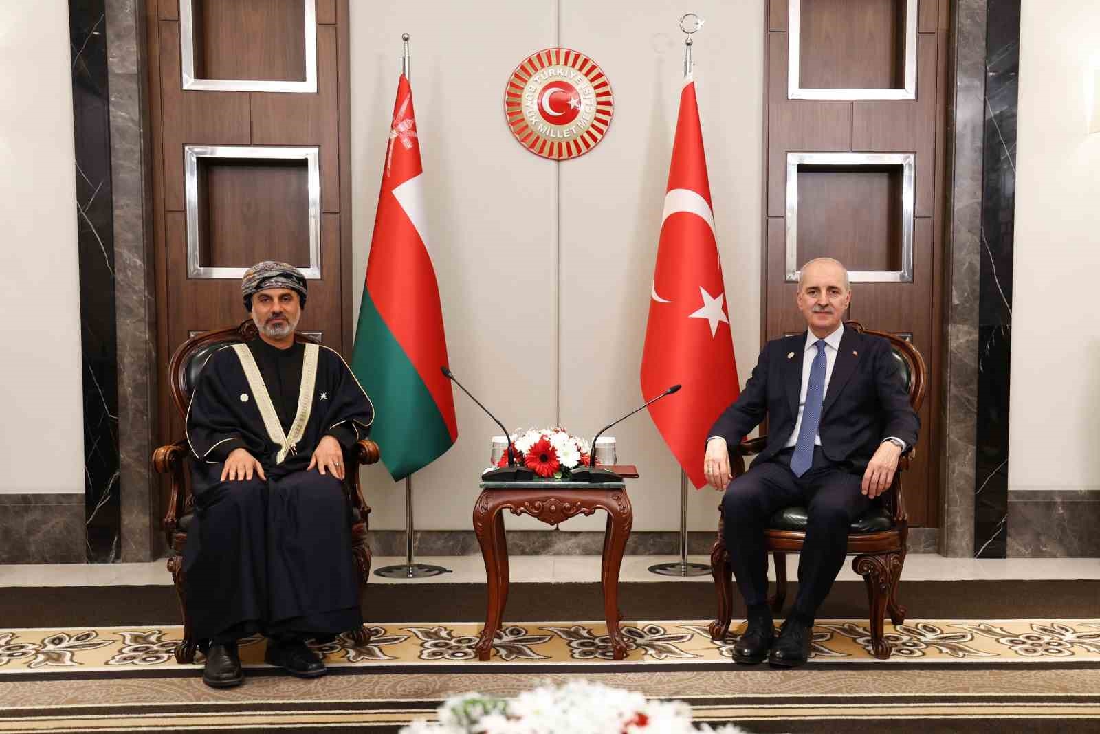 TBMM Başkanı Kurtulmuş, Umman Şura Meclisi Başkanı Al Maawali ile görüştü
TBMM Başkanı Kurtulmuş, Umman Şura Meclisi Başkanı Al Maawali ile görüştü