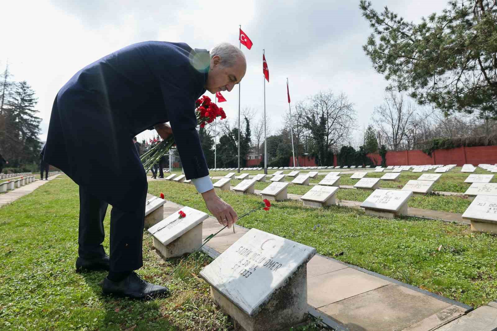 TBMM Başkanı Kurtulmuş’tan Bükreş Türk Şehitliğine ziyaret
