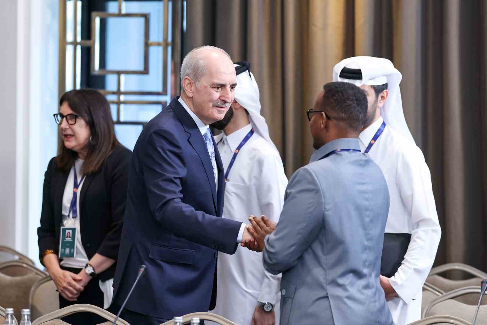 TBMM Başkanı Numan Kurtulmuş: "Adaletsizliğe ve çatışmalara karşı sesimizi yükseltmek gelecek nesillere karşı sorumluluğumuzdur"
TBMM Başkanı Numan Kurtulmuş: "Adaletsizliğe ve çatışmalara karşı sesimizi yükseltmek gelecek nesillere karşı sorumluluğumuzdur"