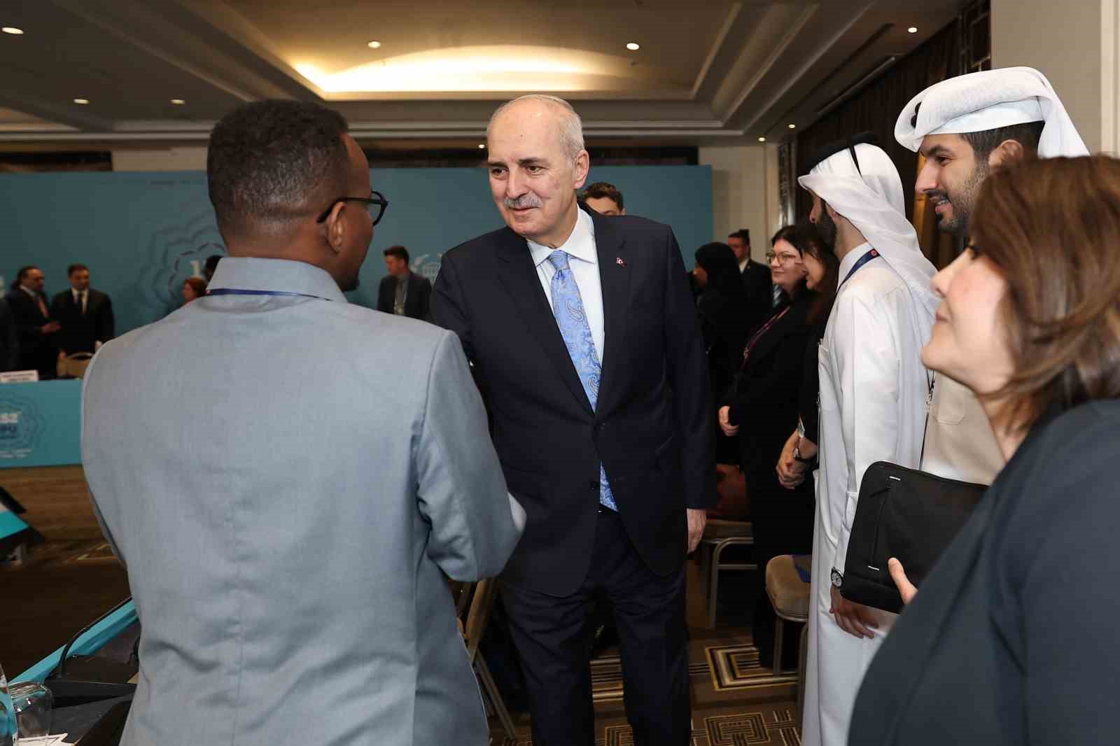 TBMM Başkanı Numan Kurtulmuş: "Adaletsizliğe ve çatışmalara karşı sesimizi yükseltmek gelecek nesillere karşı sorumluluğumuzdur"
TBMM Başkanı Numan Kurtulmuş: "Adaletsizliğe ve çatışmalara karşı sesimizi yükseltmek gelecek nesillere karşı sorumluluğumuzdur"