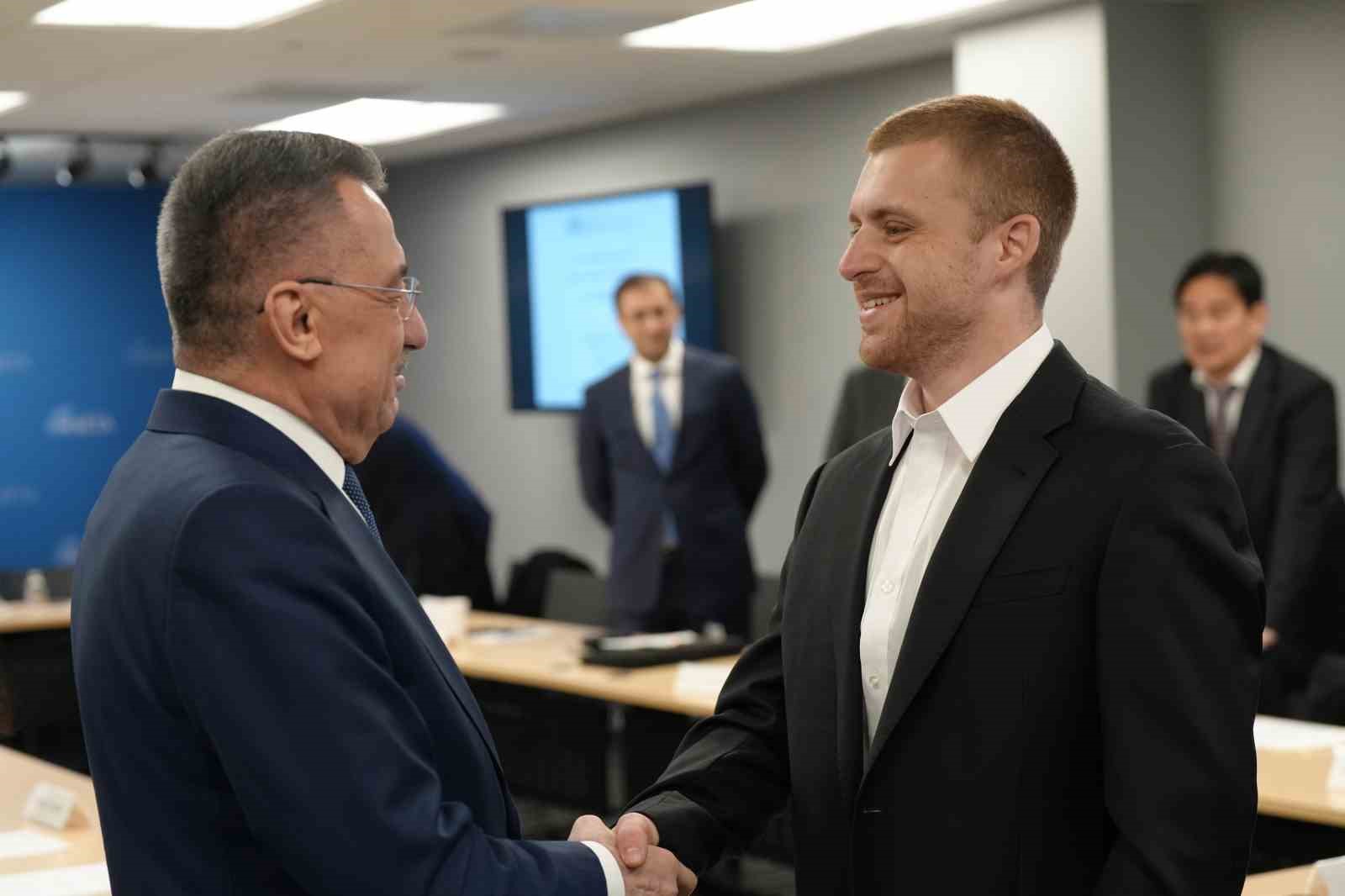 TBMM Dışişleri Komisyonu Başkanı Oktay, ABD’de düşünce kuruluşları uzmanlarıyla bir araya geldi
