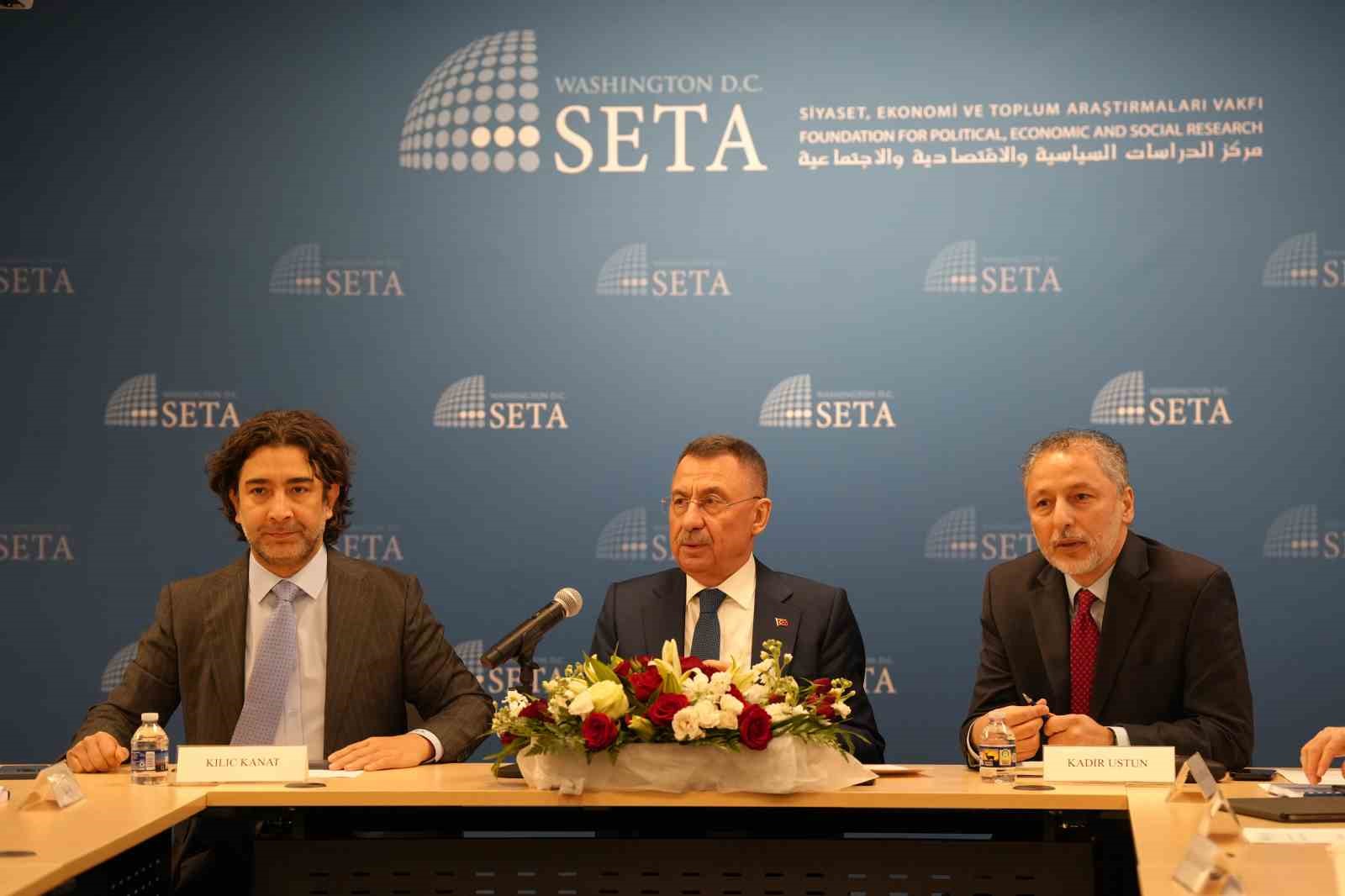 TBMM Dışişleri Komisyonu Başkanı Oktay, ABD’de düşünce kuruluşları uzmanlarıyla bir araya geldi
