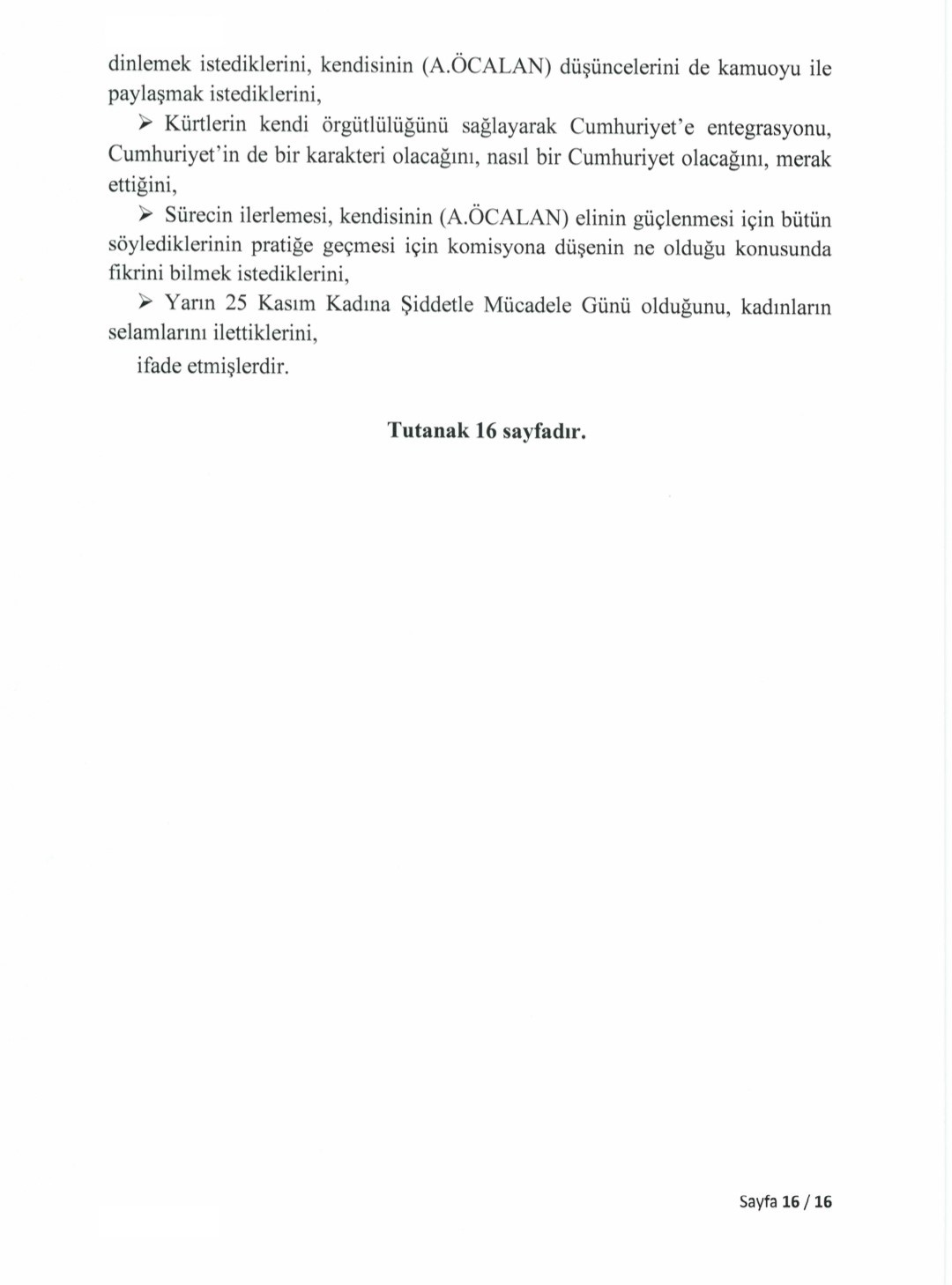 TBMM, İmralı görüşmesinin tutanaklarını yayımlandı
