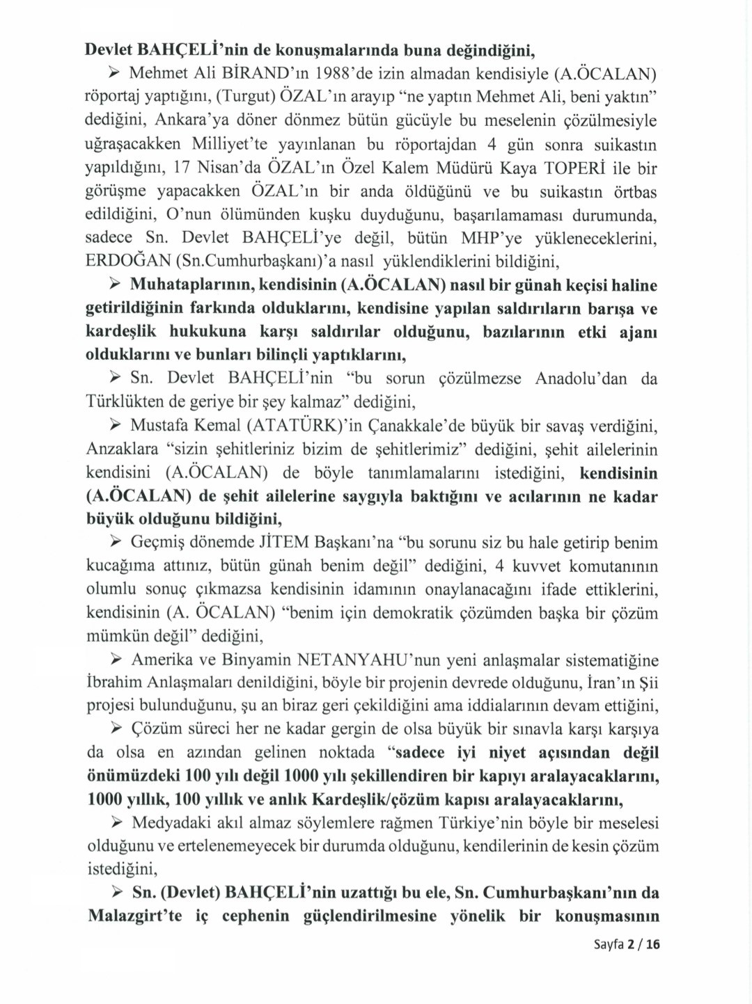 TBMM, İmralı görüşmesinin tutanaklarını yayımlandı

