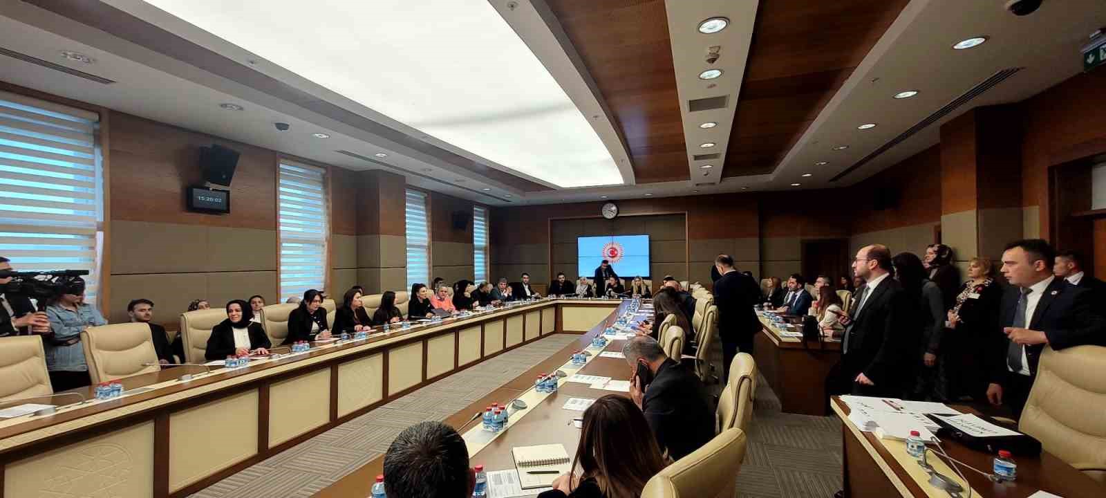 TBMM Suça Sürüklenen Çocuklara İlişkin Araştırma Komisyonu mağdur aileleri dinledi
